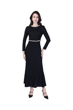 Glamorous Black Sequin Top with Puffed Sleeves