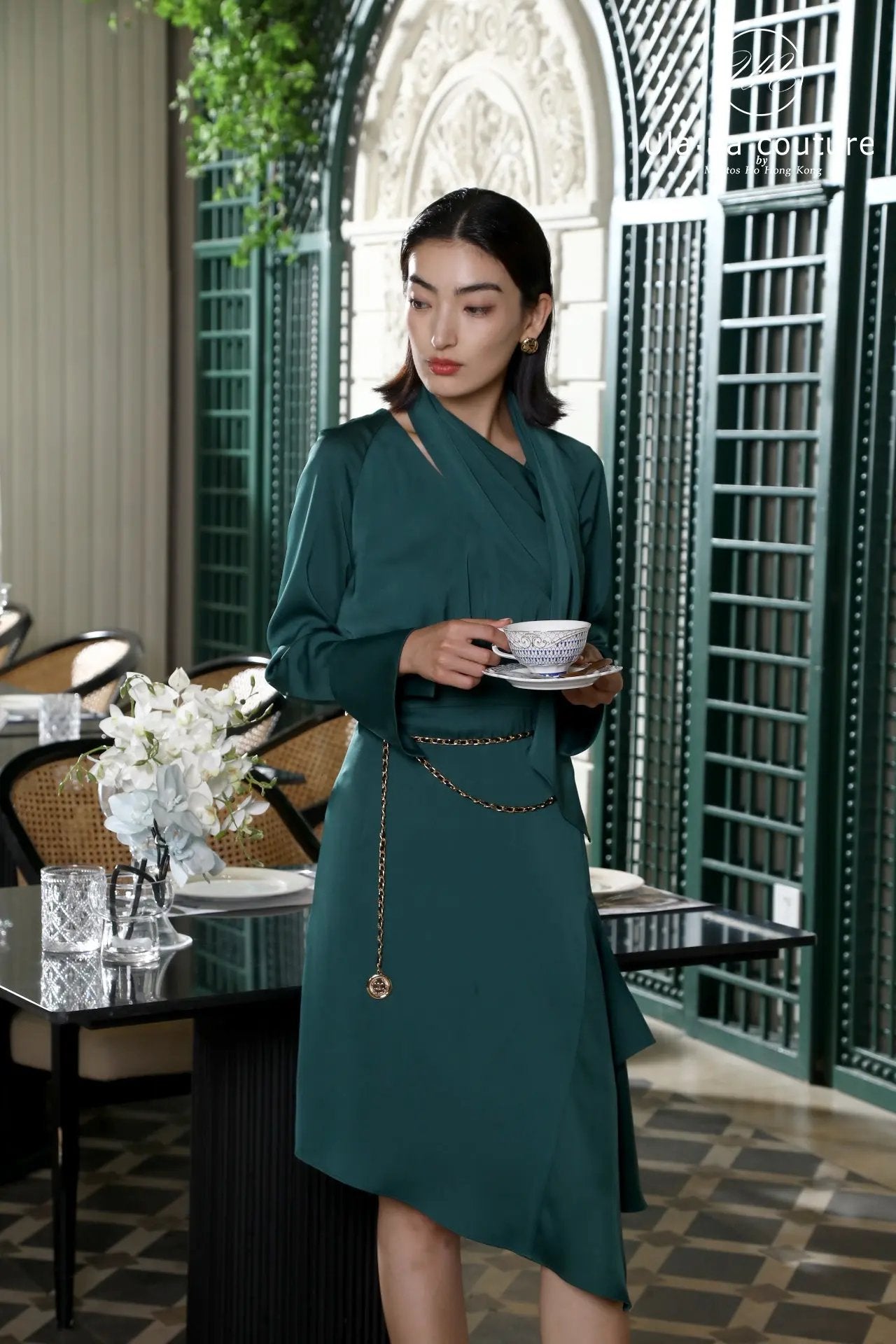 Dresses 2024 Spring and Autumn French New Waist Waist Slimming and Unique Beach Vacation Skirt ULA