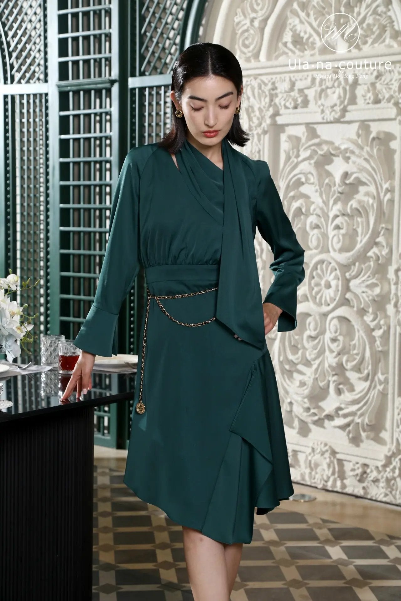 Dresses 2024 Spring and Autumn French New Waist Waist Slimming and Unique Beach Vacation Skirt ULA