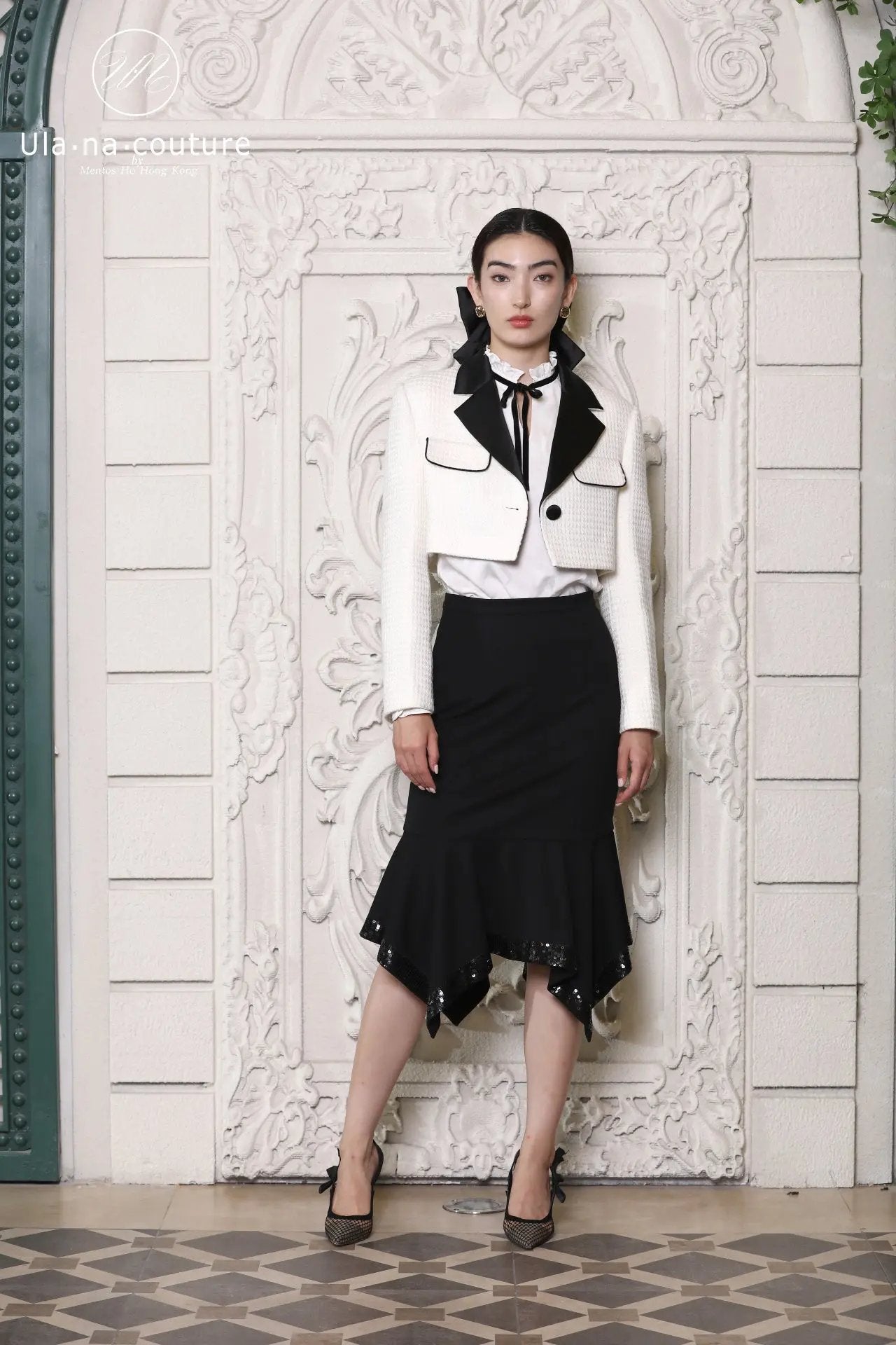 Xiao Xiangfeng suit collar jacket autumn fashion high-end temperament three piece set ULA