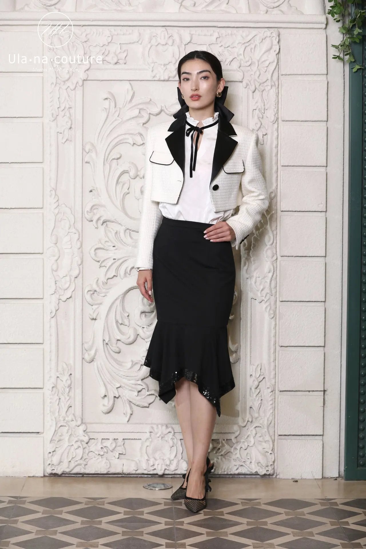 Xiao Xiangfeng suit collar jacket autumn fashion high-end temperament three piece set ULA