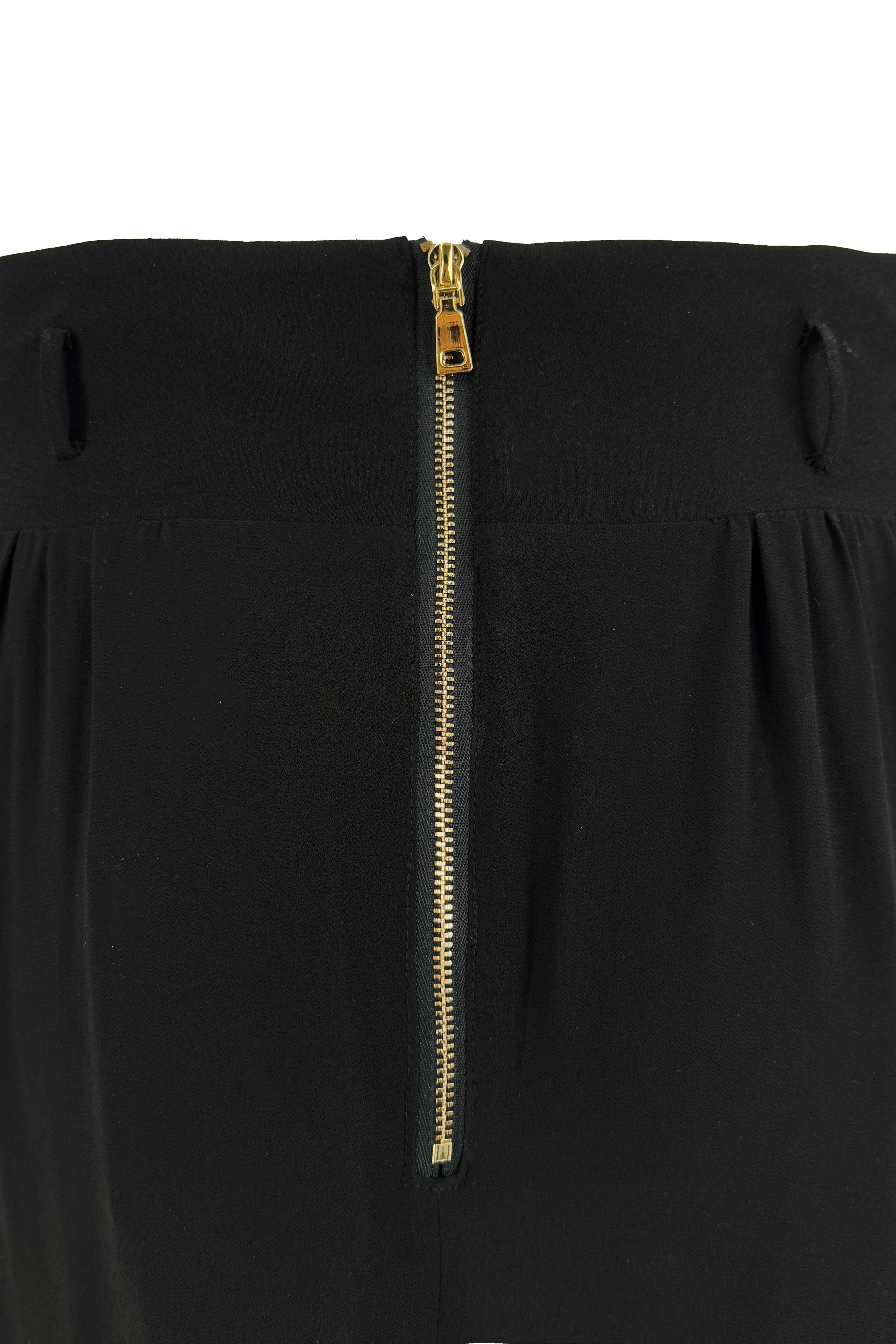 Black Tiered Ruffle Skirt ULA