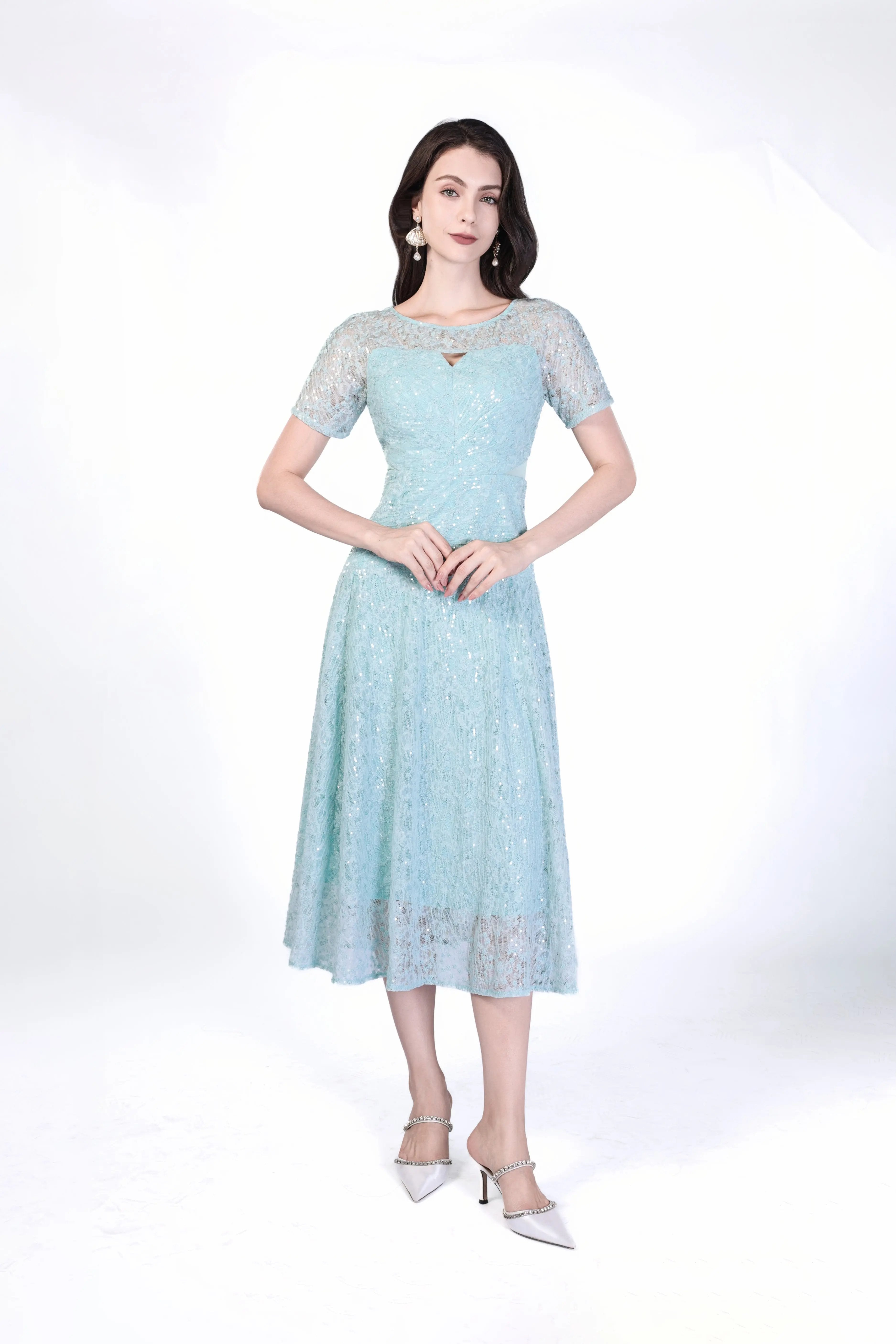 Intricate Lace Detail Dress ULA