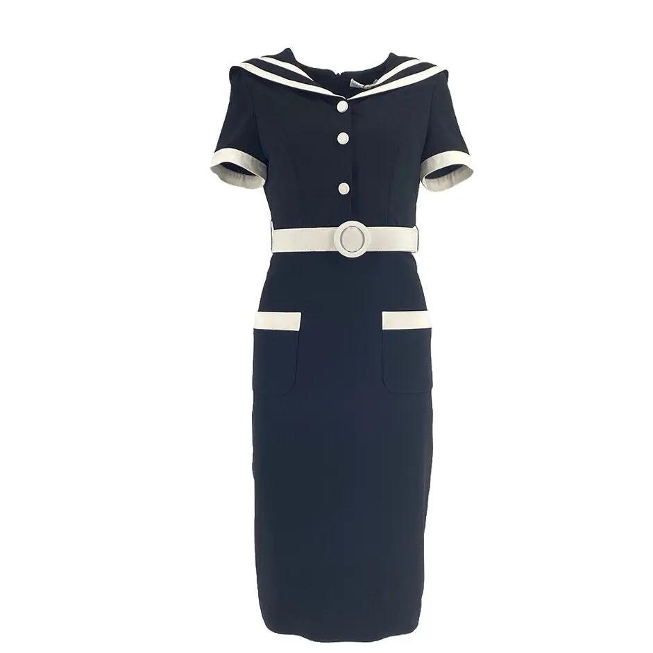 Chic Nautical - Inspired Midi Dress ULA