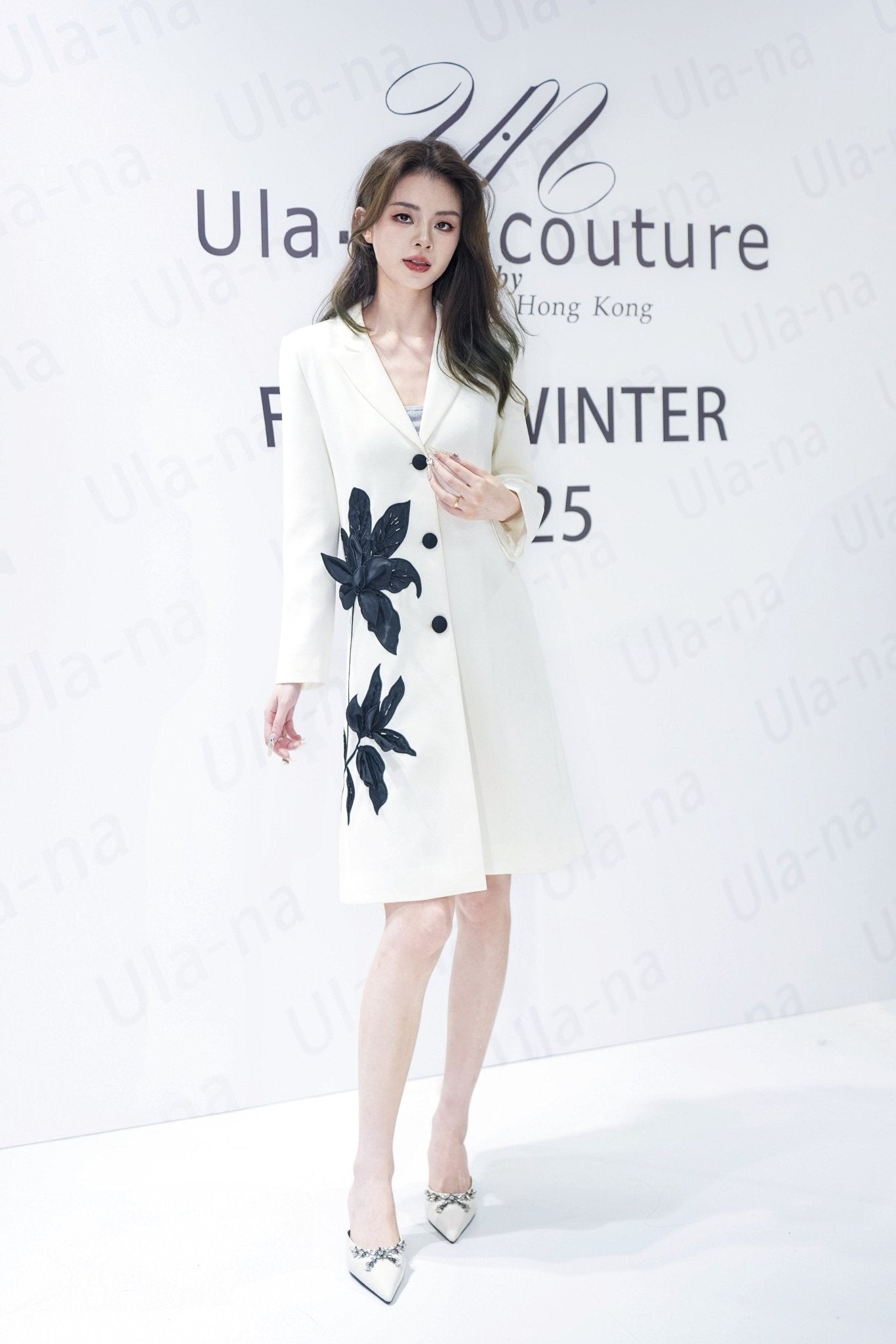 ULA Appliqué Tailored Coat Dress