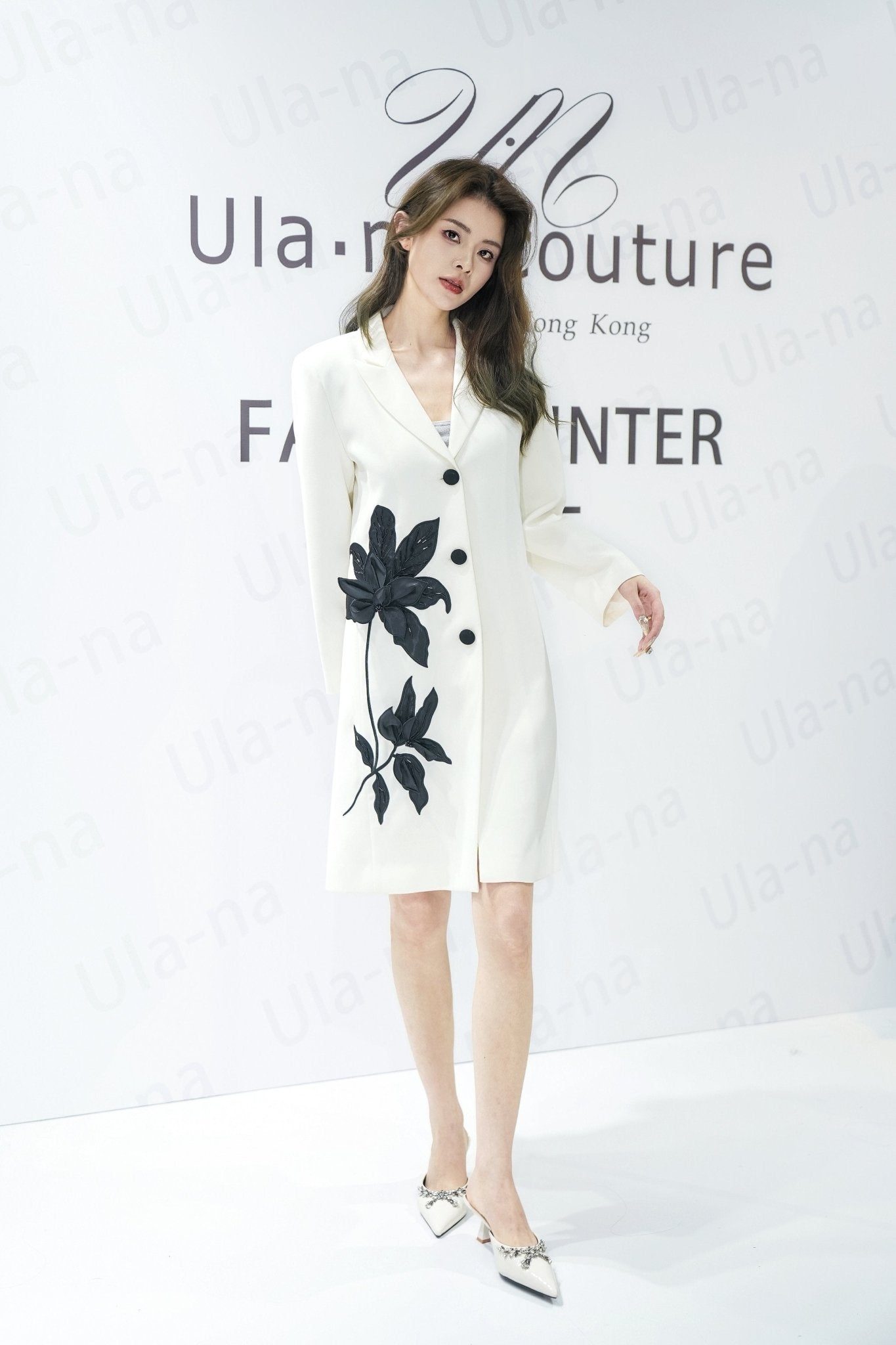 ULA Appliqué Tailored Coat Dress