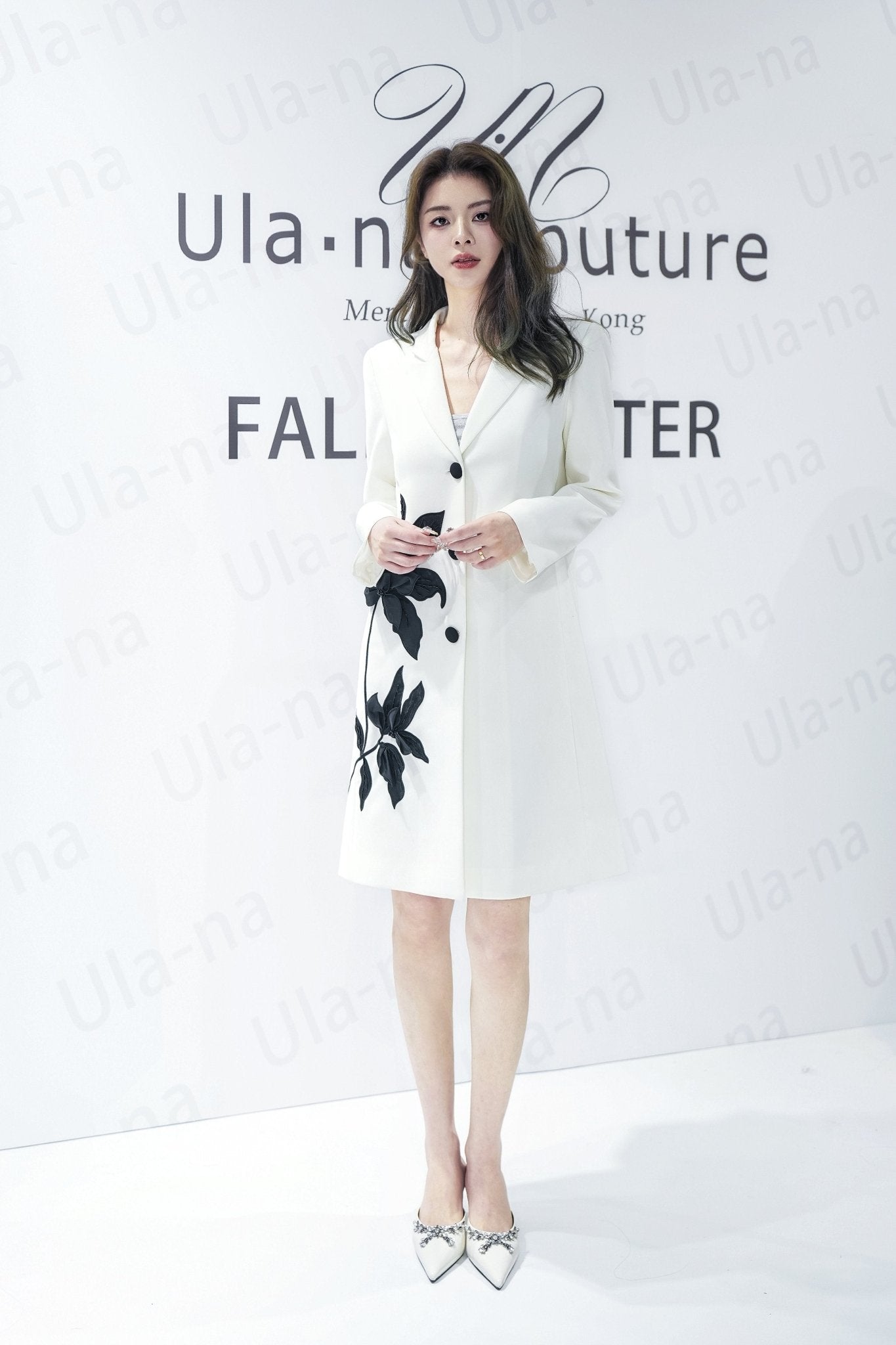 ULA Appliqué Tailored Coat Dress