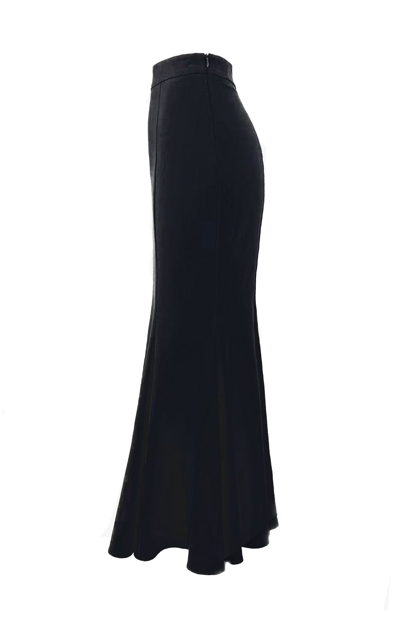 Chiffon Pleated Midi Skirt