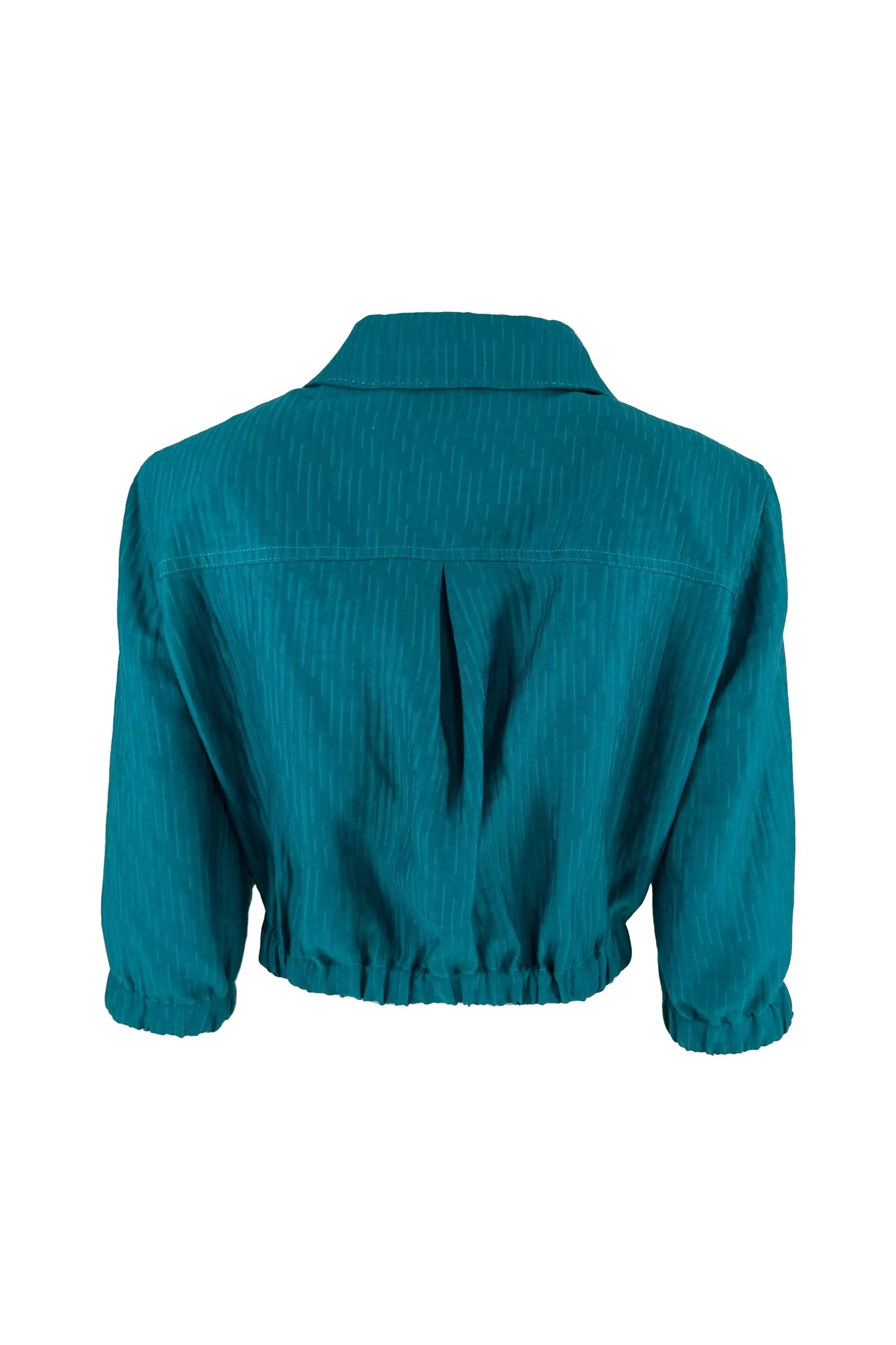 Ladies' V-neck Waist Cinching And Exposed Navel Fashionable and Elegant Set ULA