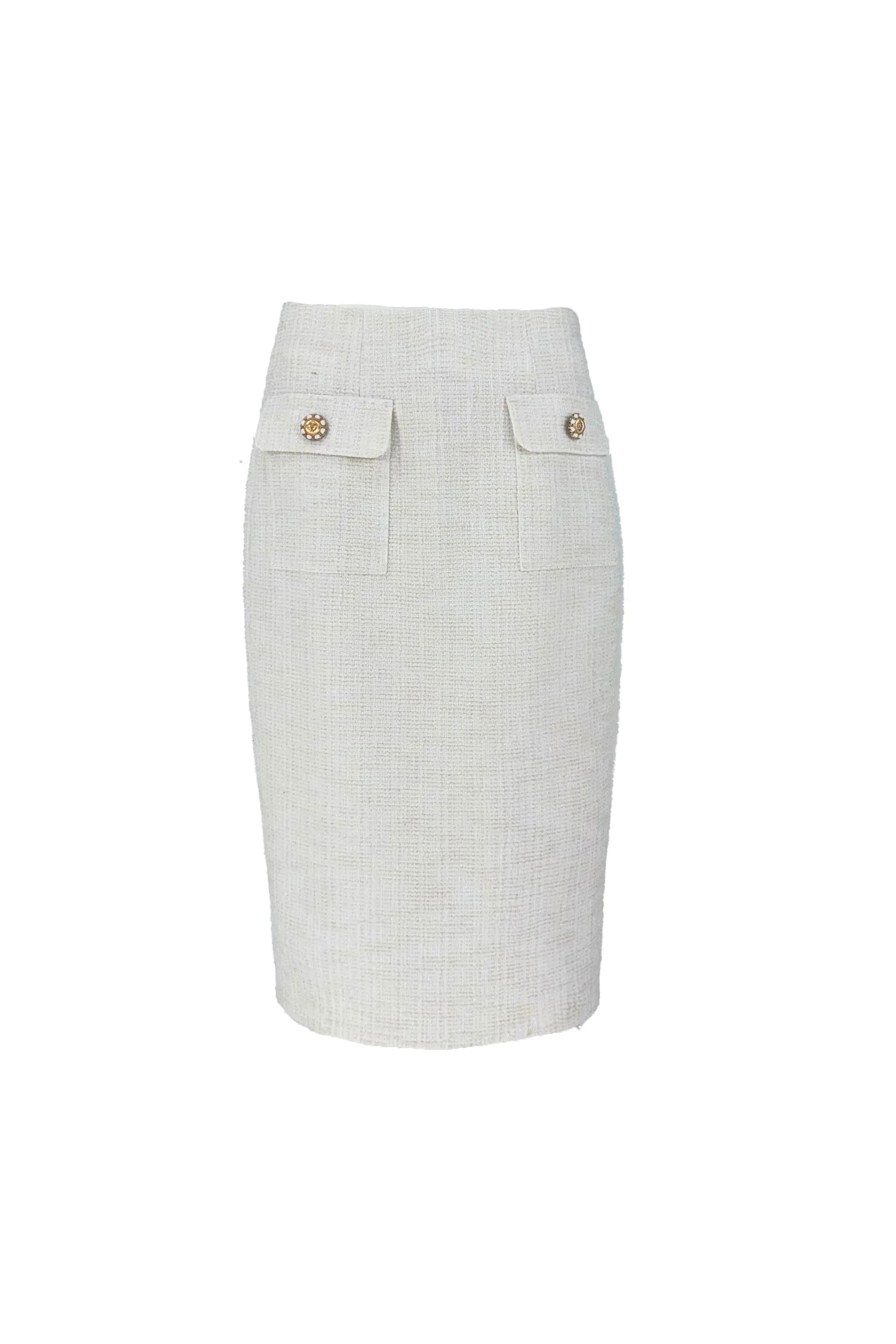 Glittering  Cocktail Dress with Pearl Buttons ULA