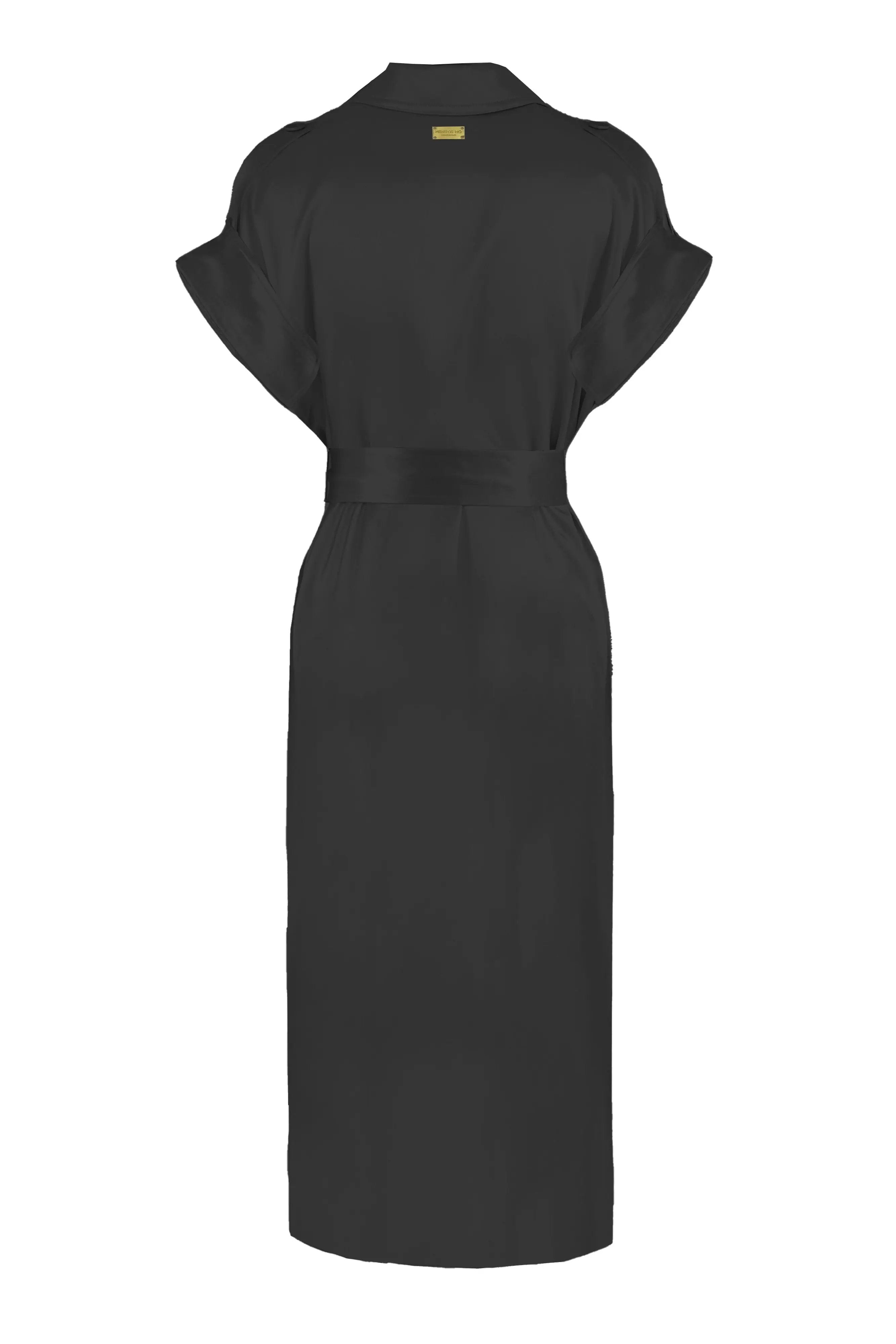 French high-end and elegant temperament, waistband pleated texture, shirt skirt, summer design sense, dress ULA