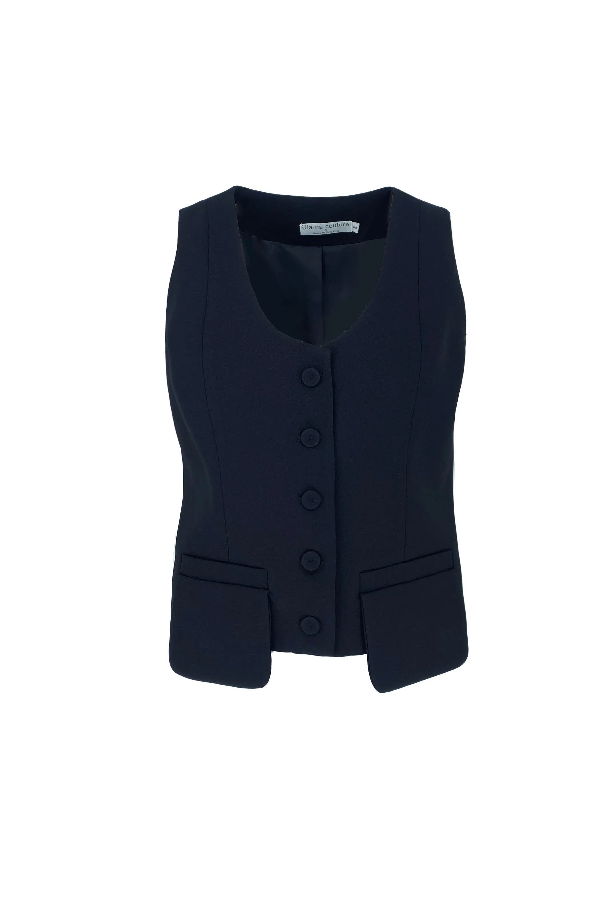 Chic Black Sleeveless Jumpsuit with Mesh Detail ULA