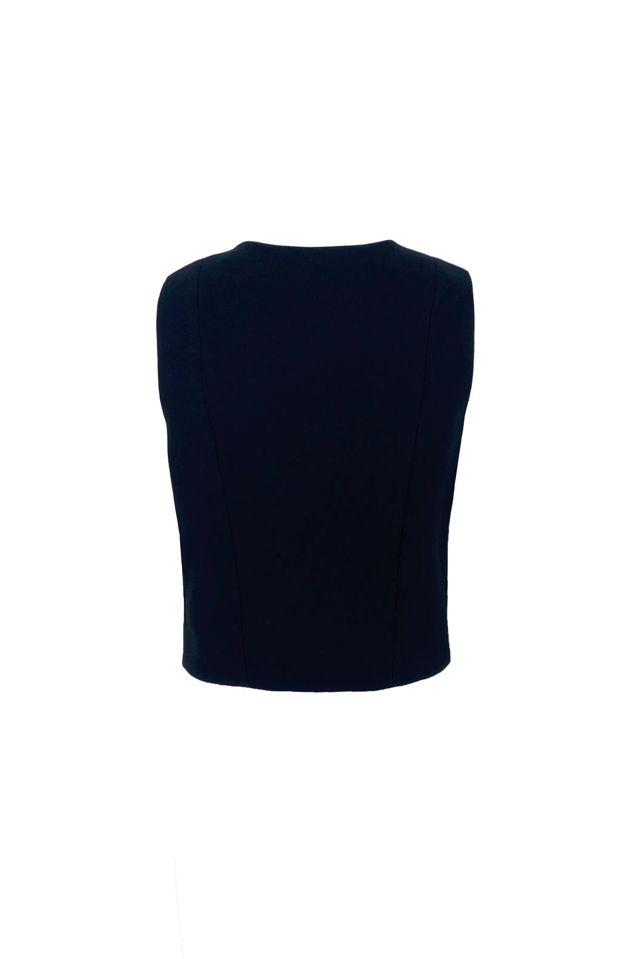 Chic Black Sleeveless Jumpsuit with Mesh Detail ULA