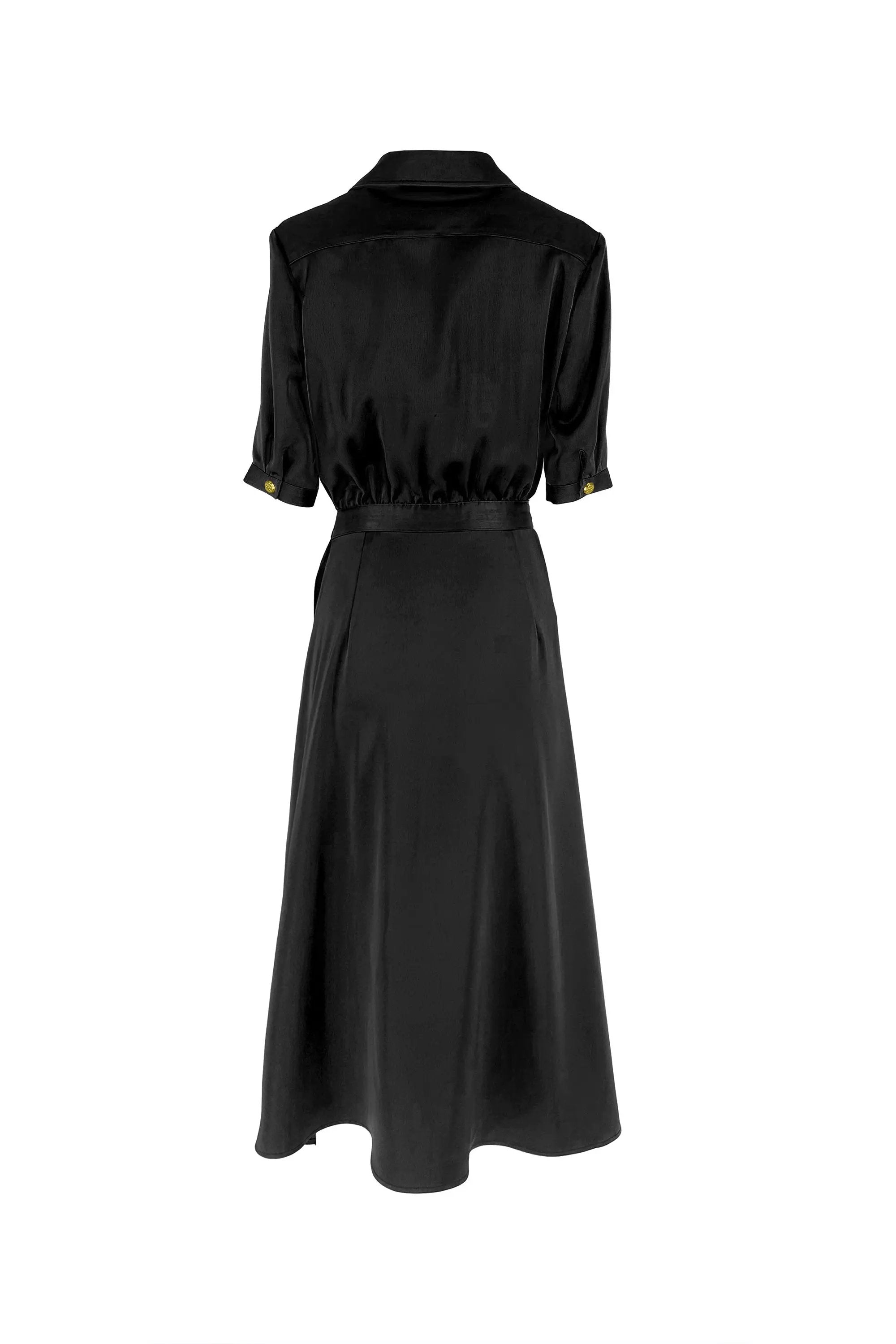 Ladies' Spring and Summer V-neck Belt Versatile Dess with Temperament ULA