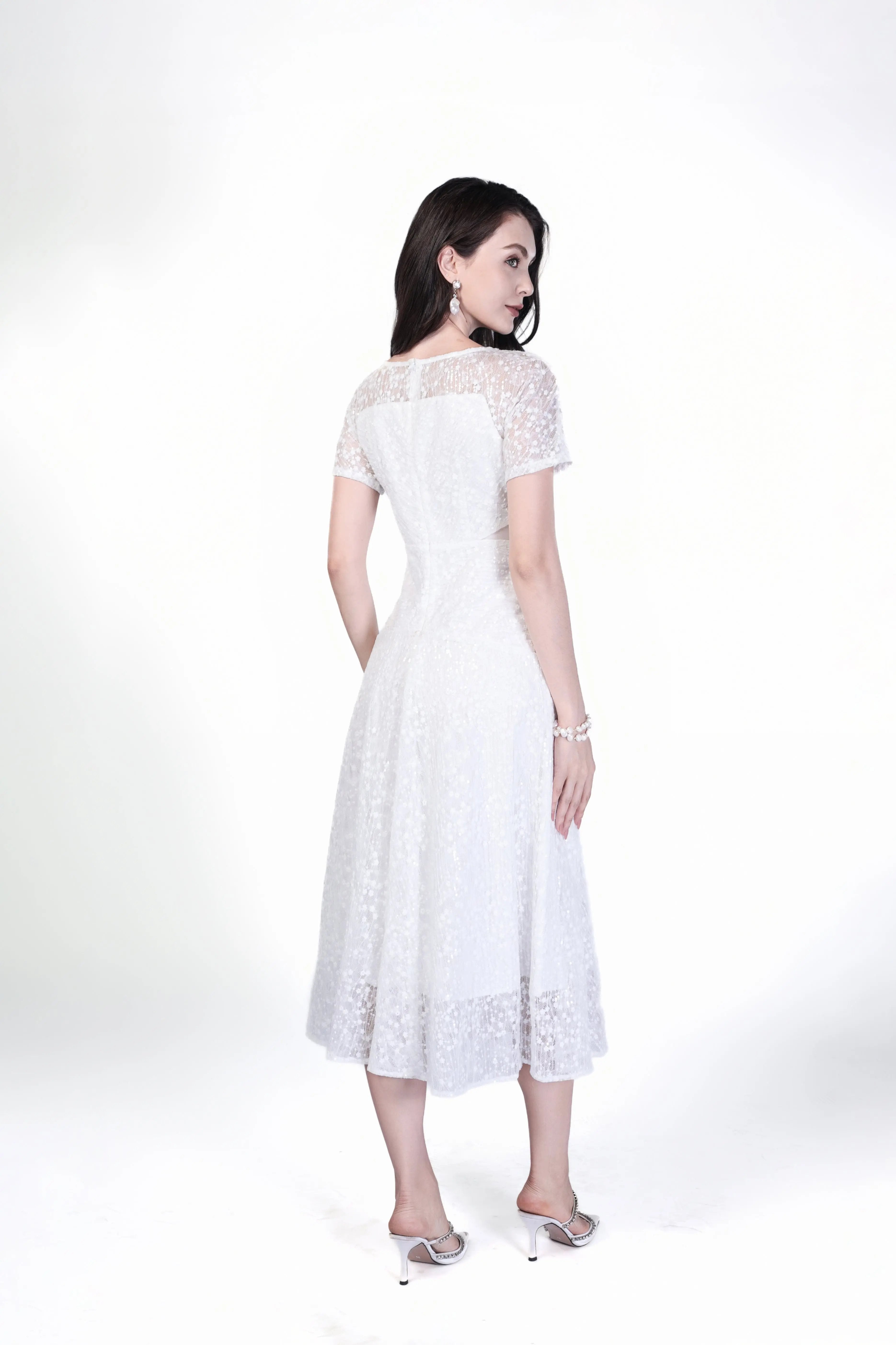 Intricate Lace Detail Dress ULA