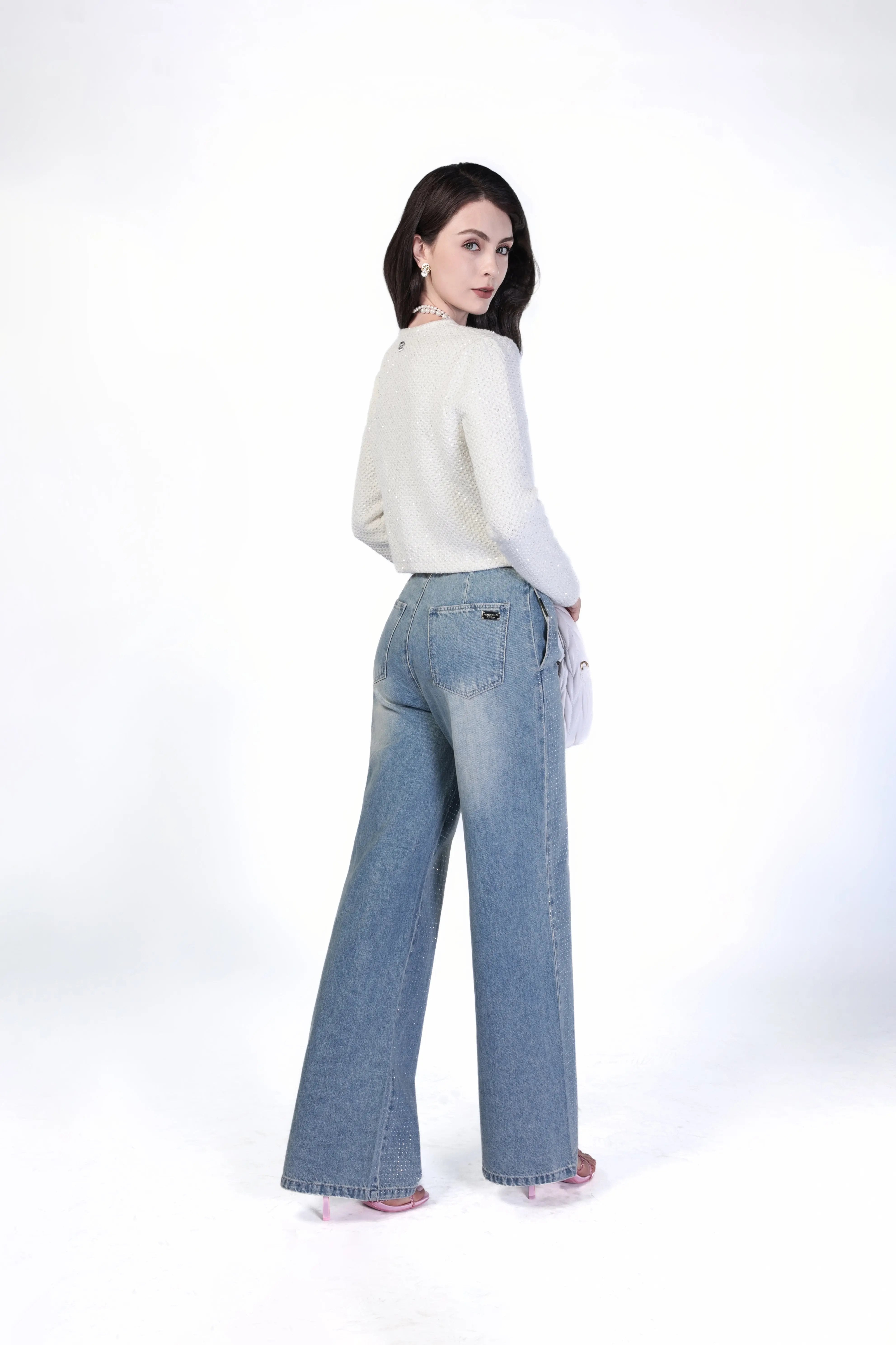 Chic Sleeveless Jumpsuit with Mesh Detail ULA