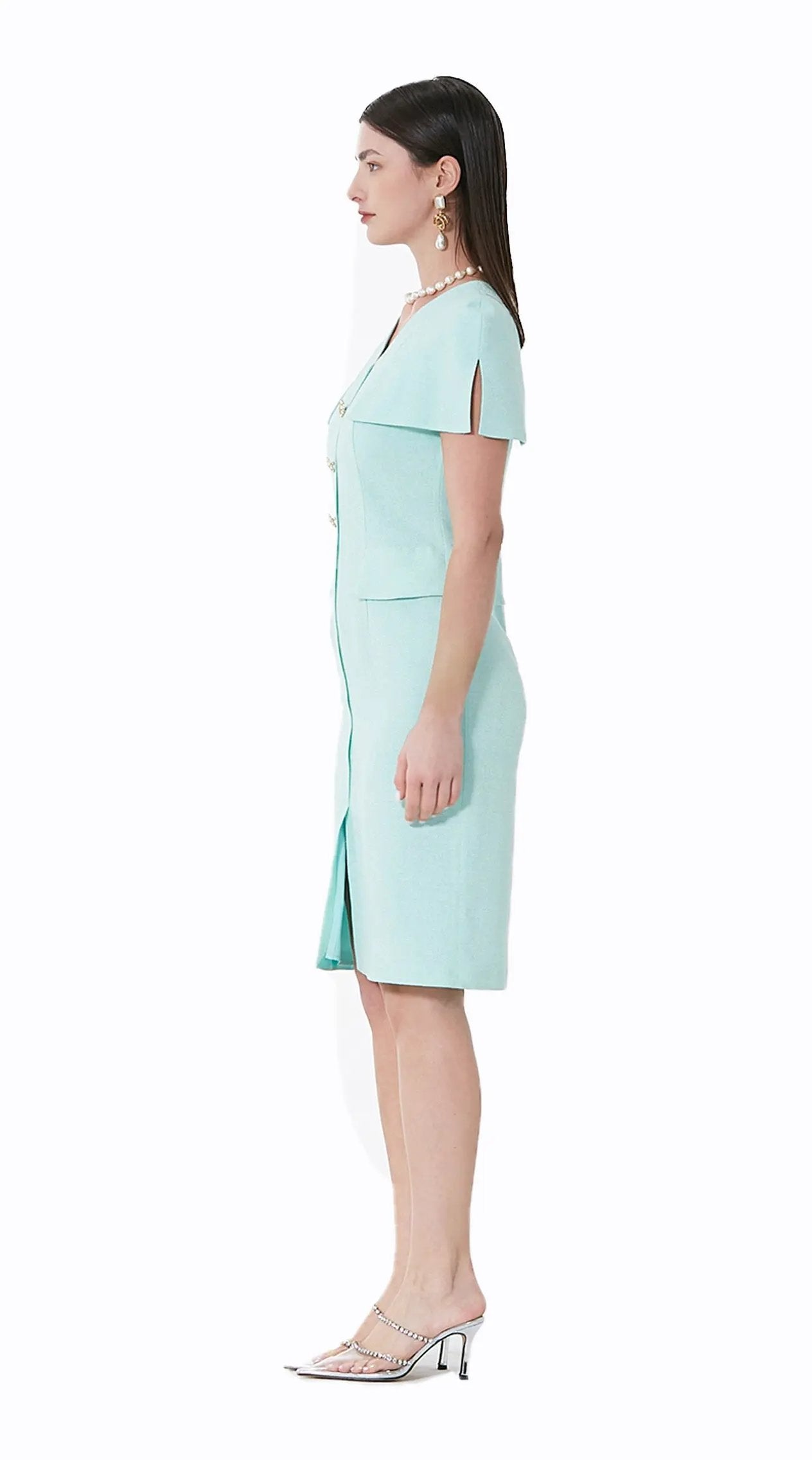 Elegant Mint - Colored Sheath Dress - New Arrival ULA