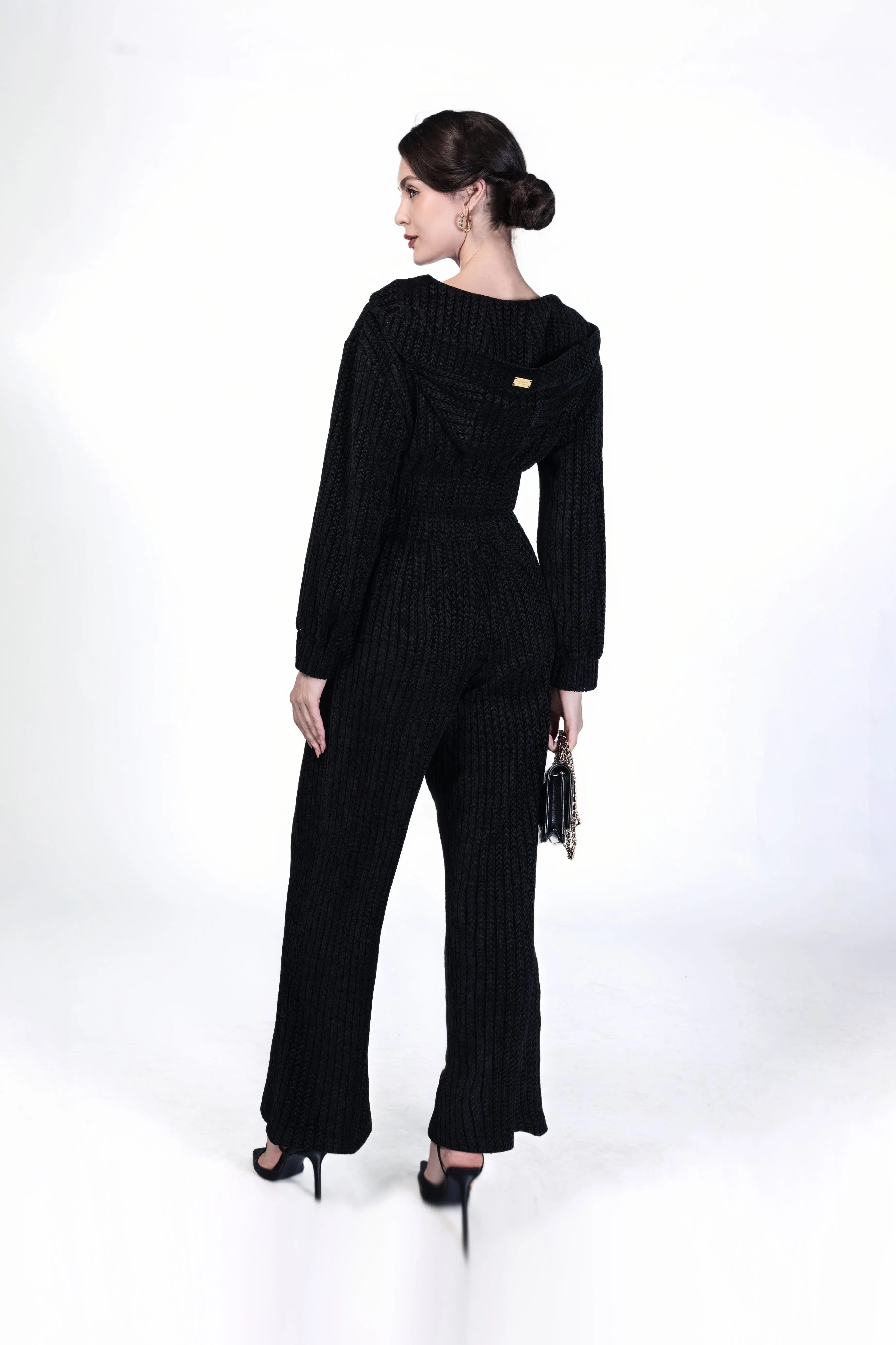 Elegant umpsuit with Zippered Front Detail ULA