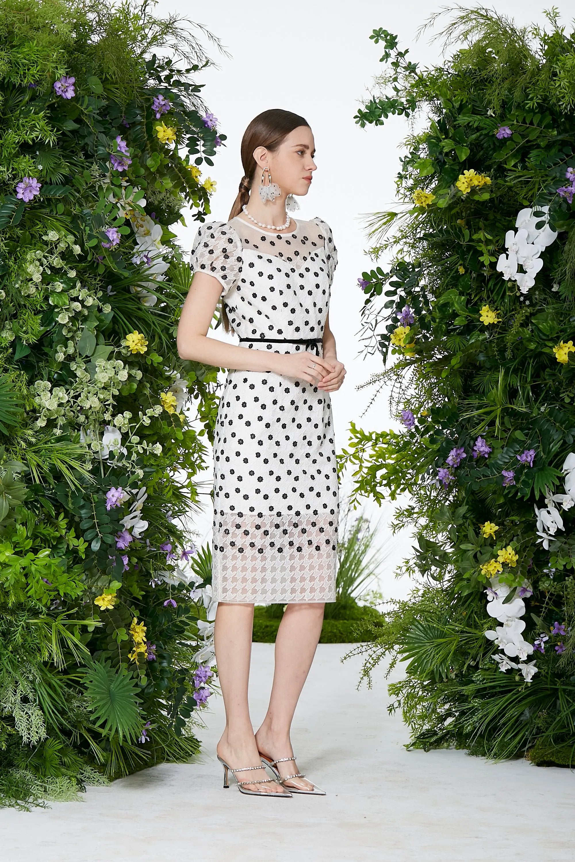 Vintage - inspired Polka Dot Midi Dress - Now Available ULA