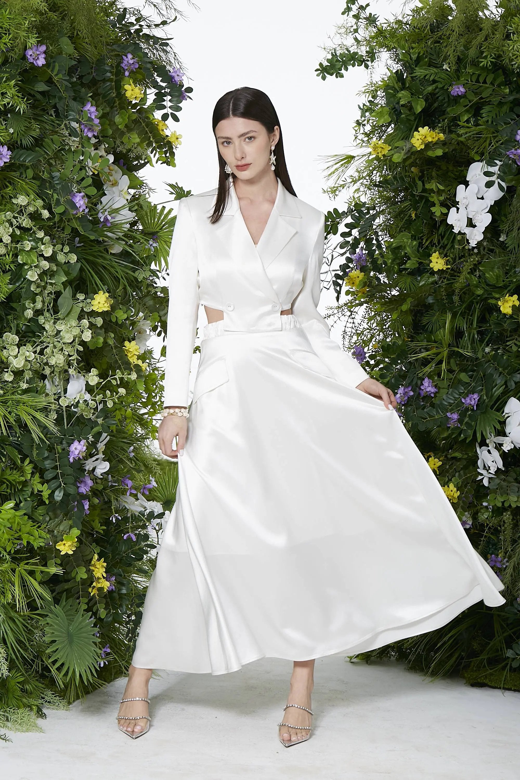 Women’s Spring Elegant High Temperament Button Suit ULA