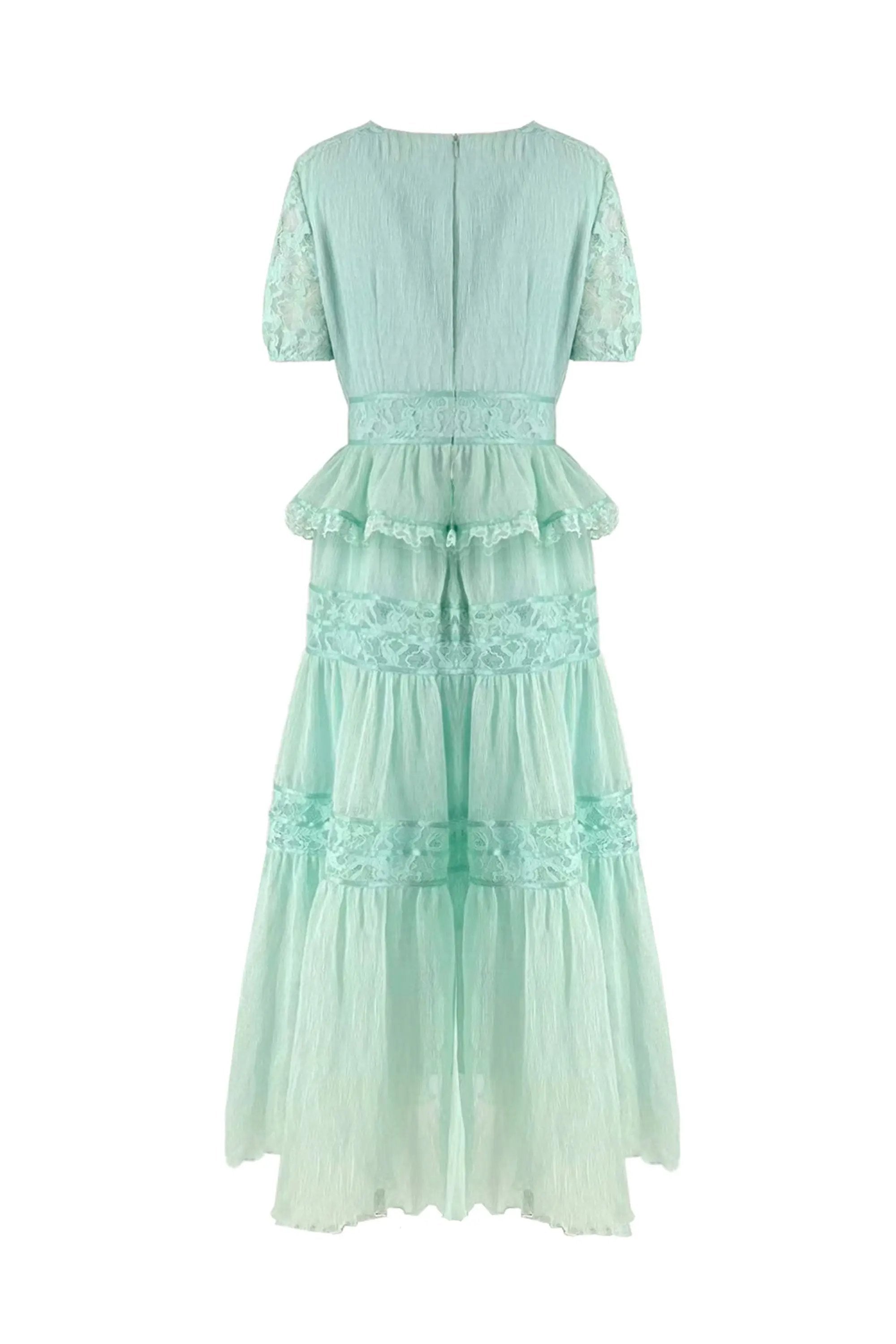 Women’s Romantic Tiered Lace Victorian-Inspired Dress ULA