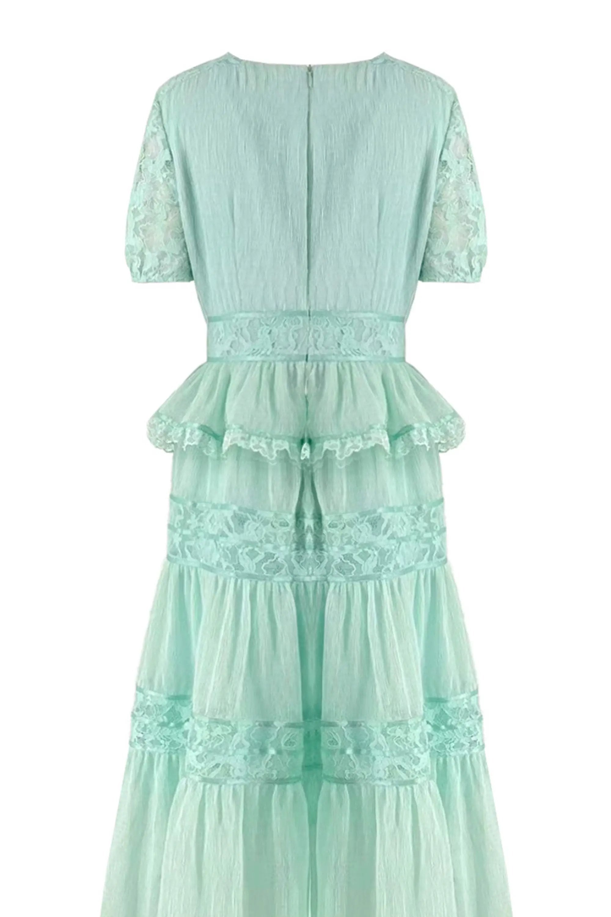 Women’s Romantic Tiered Lace Victorian-Inspired Dress ULA