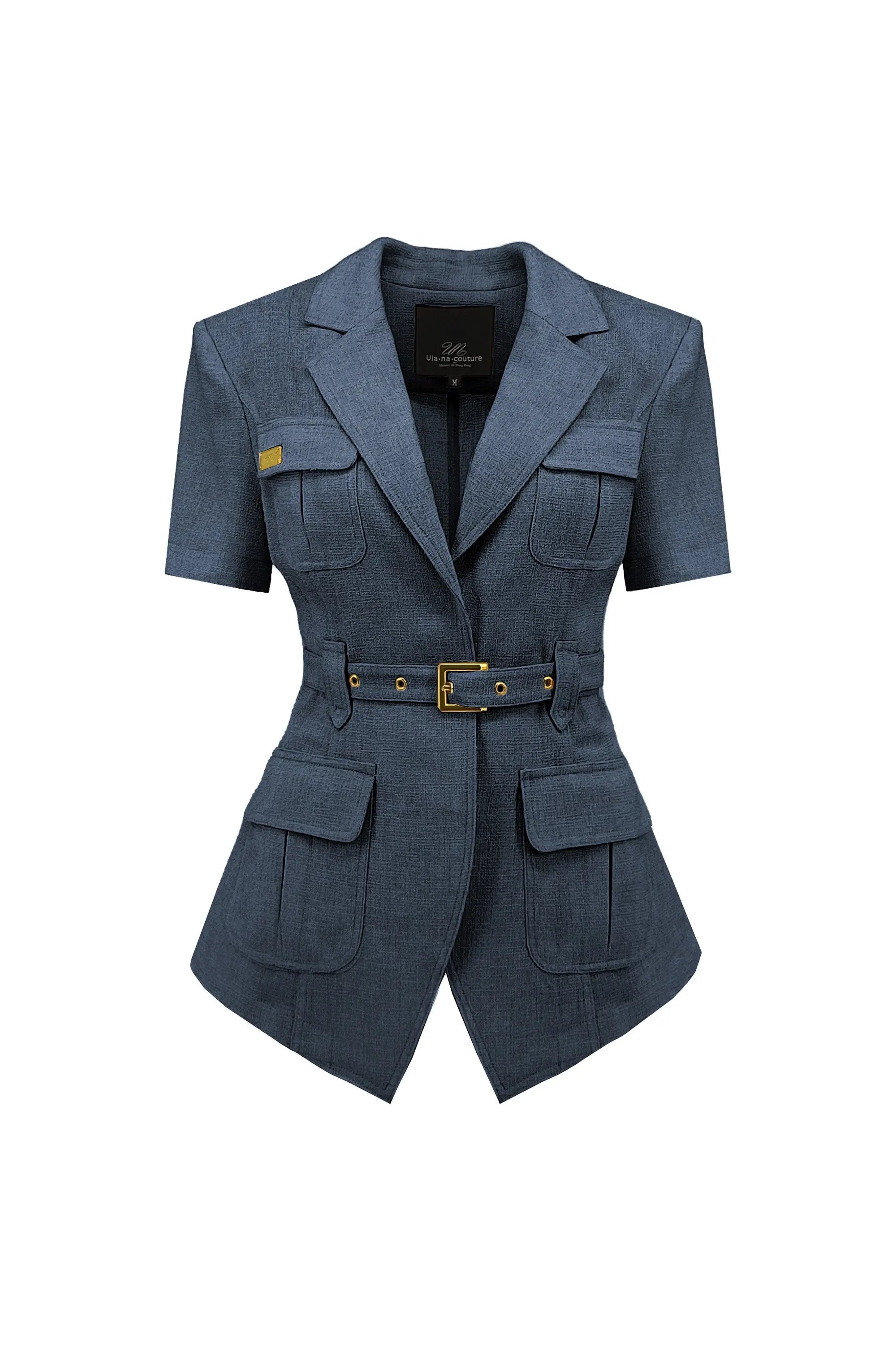 Women’s Summer Intellectual High Rose Red Wide-Leg Suit. ULA