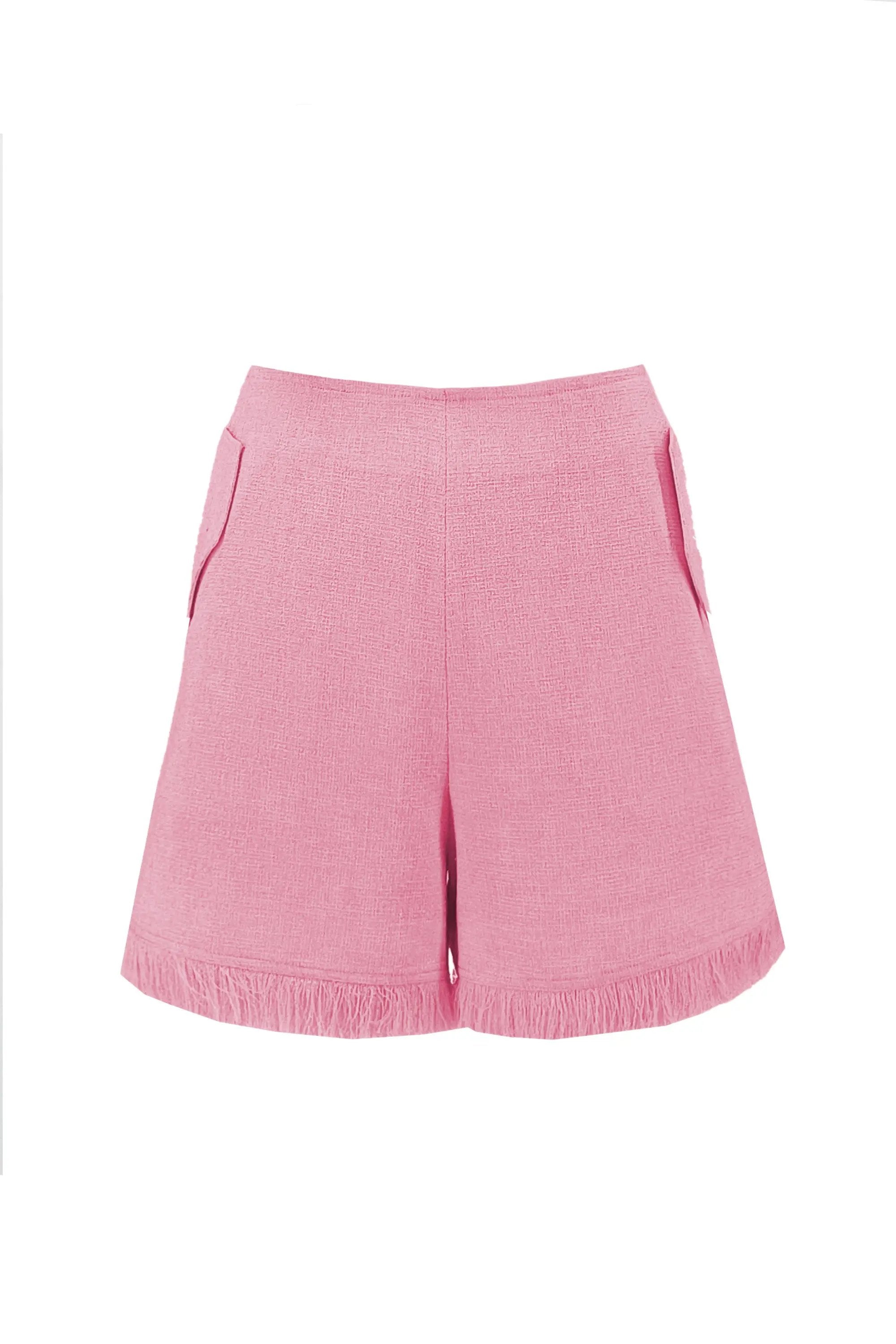 Women’s Summer Intellectual High Rose Red Wide-Leg Suit. ULA