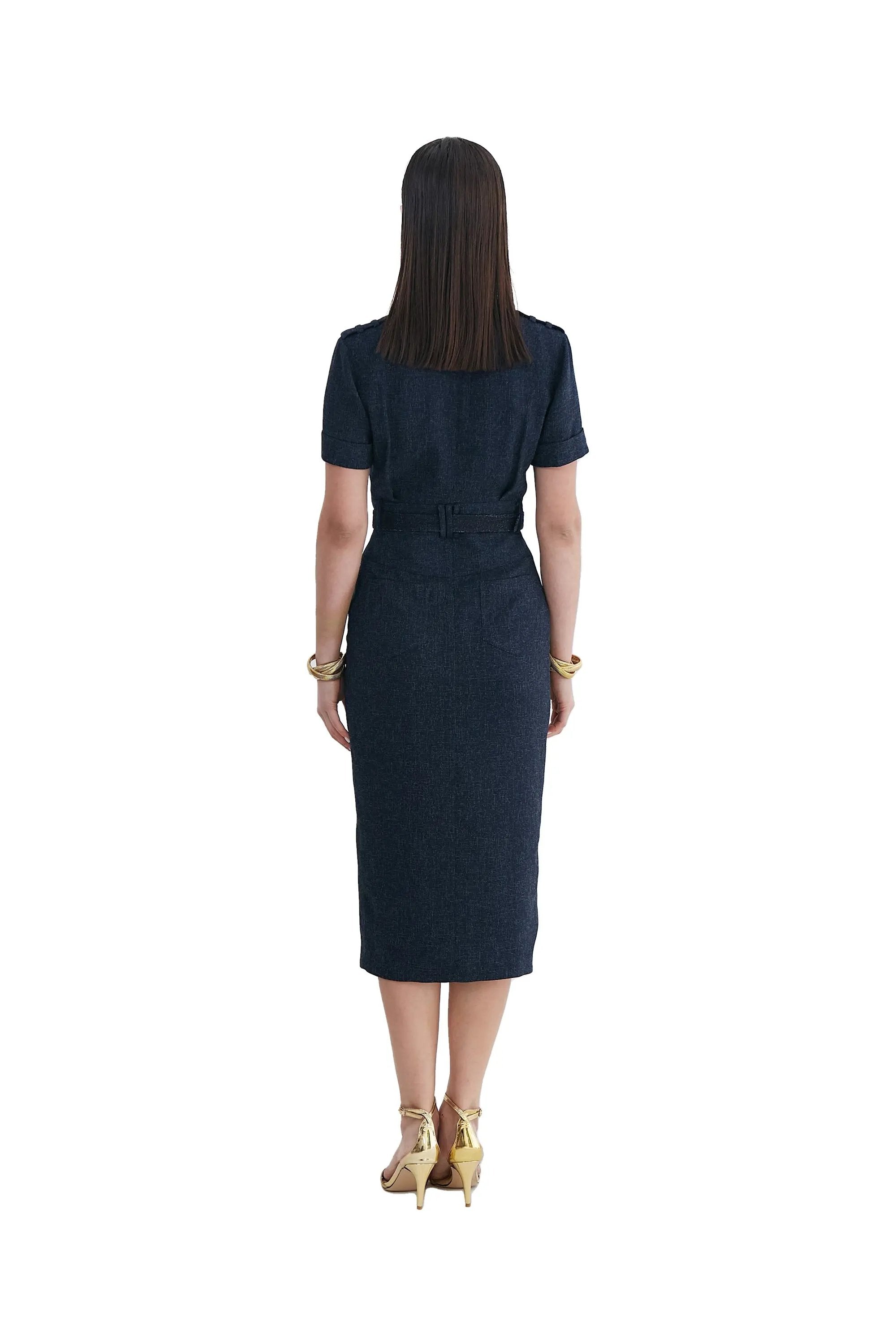 Women’s Summer Temperament Elegance with Nipped Waists V-neck Suit ULA