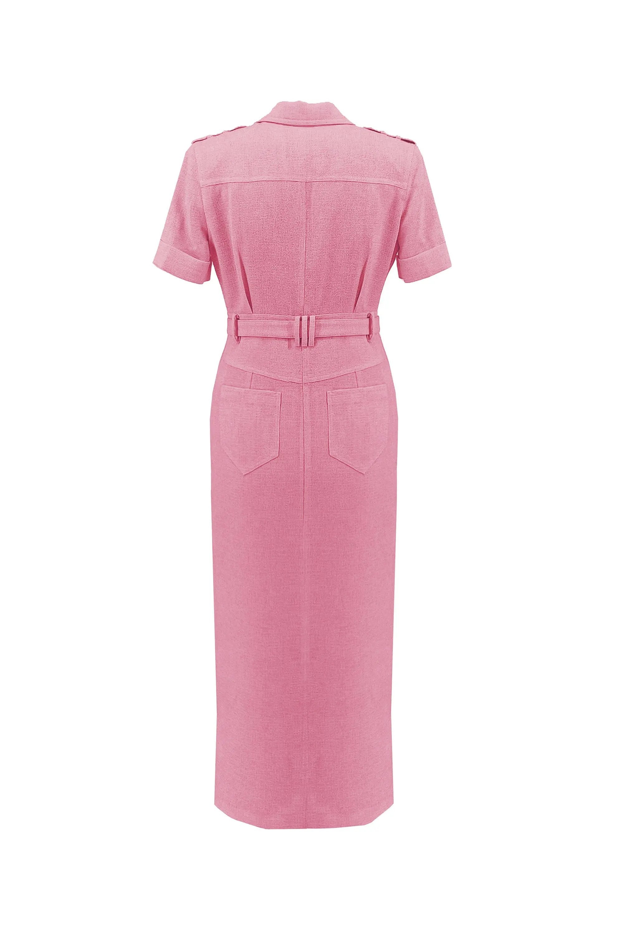 Women’s Summer Temperament Elegance with Nipped Waists V-neck Suit ULA