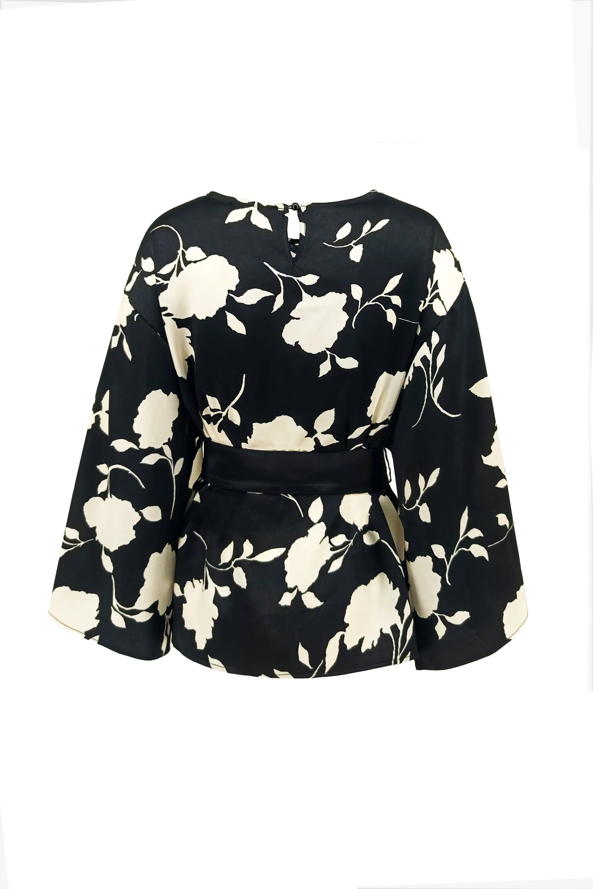 Women’s Spring High Delicacy Printing Elegant Nipped Waists Dress ULA