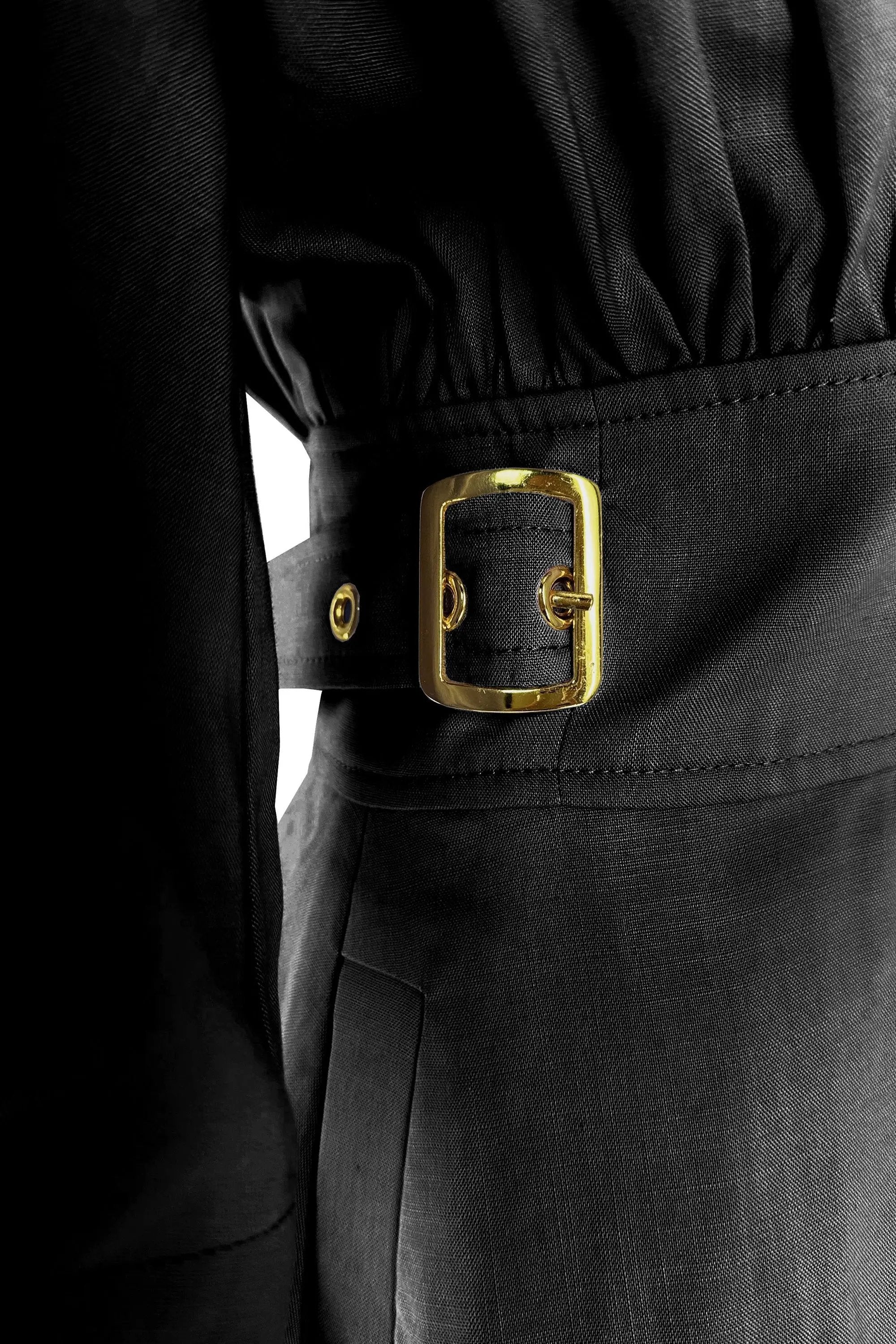 Women’s Spring High Elegant Intellectual V-neck Nipped Waists Dress ULA