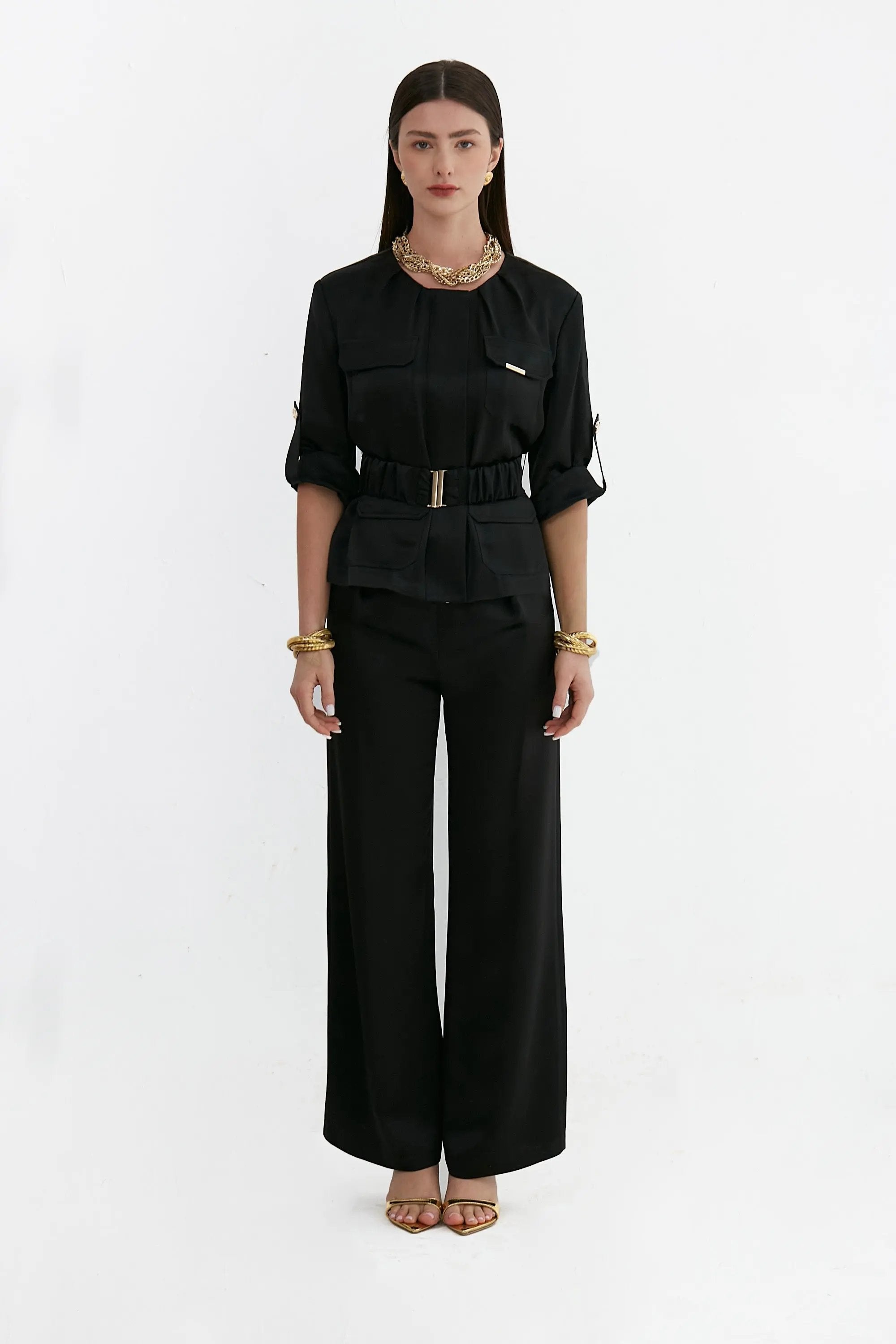 Women’s Spring Temperament  High Fashion Nipped Waists Suit ULA