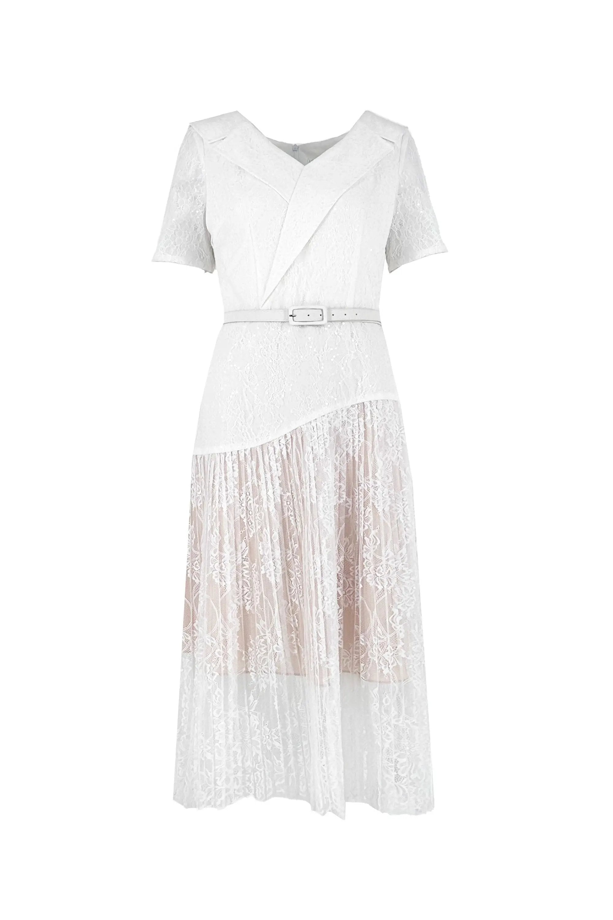 Fashionable embroidered pleated skirt for children's high-end dress ULA