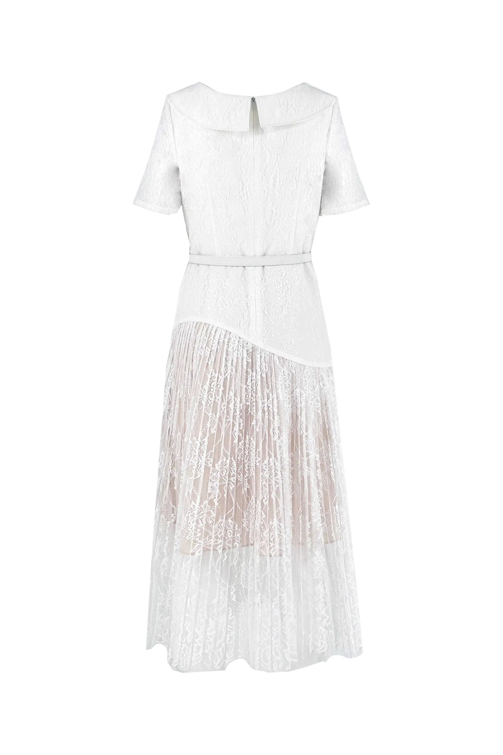 Fashionable embroidered pleated skirt for children's high-end dress ULA