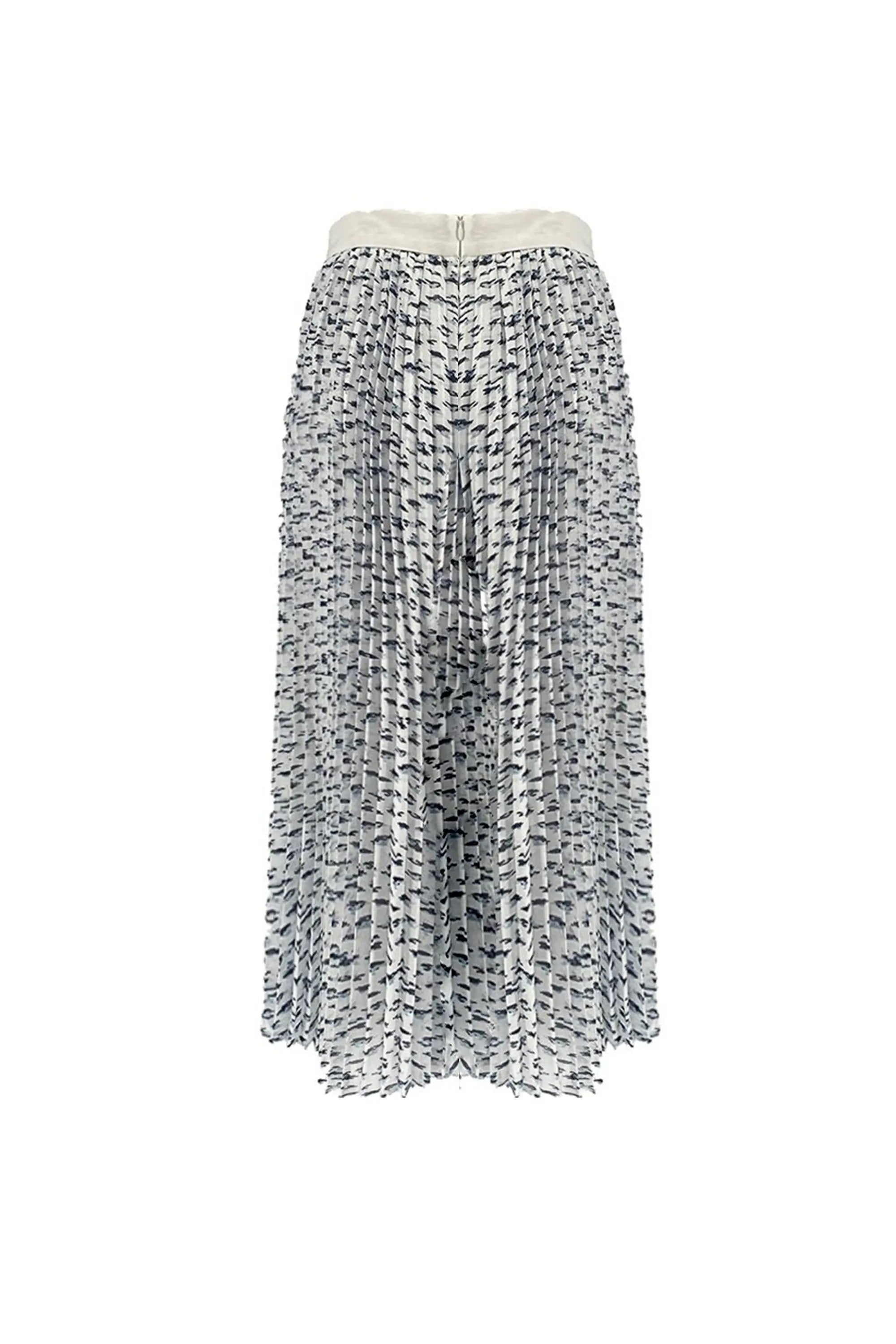 Stylish Pleated Midi Skirt ULA