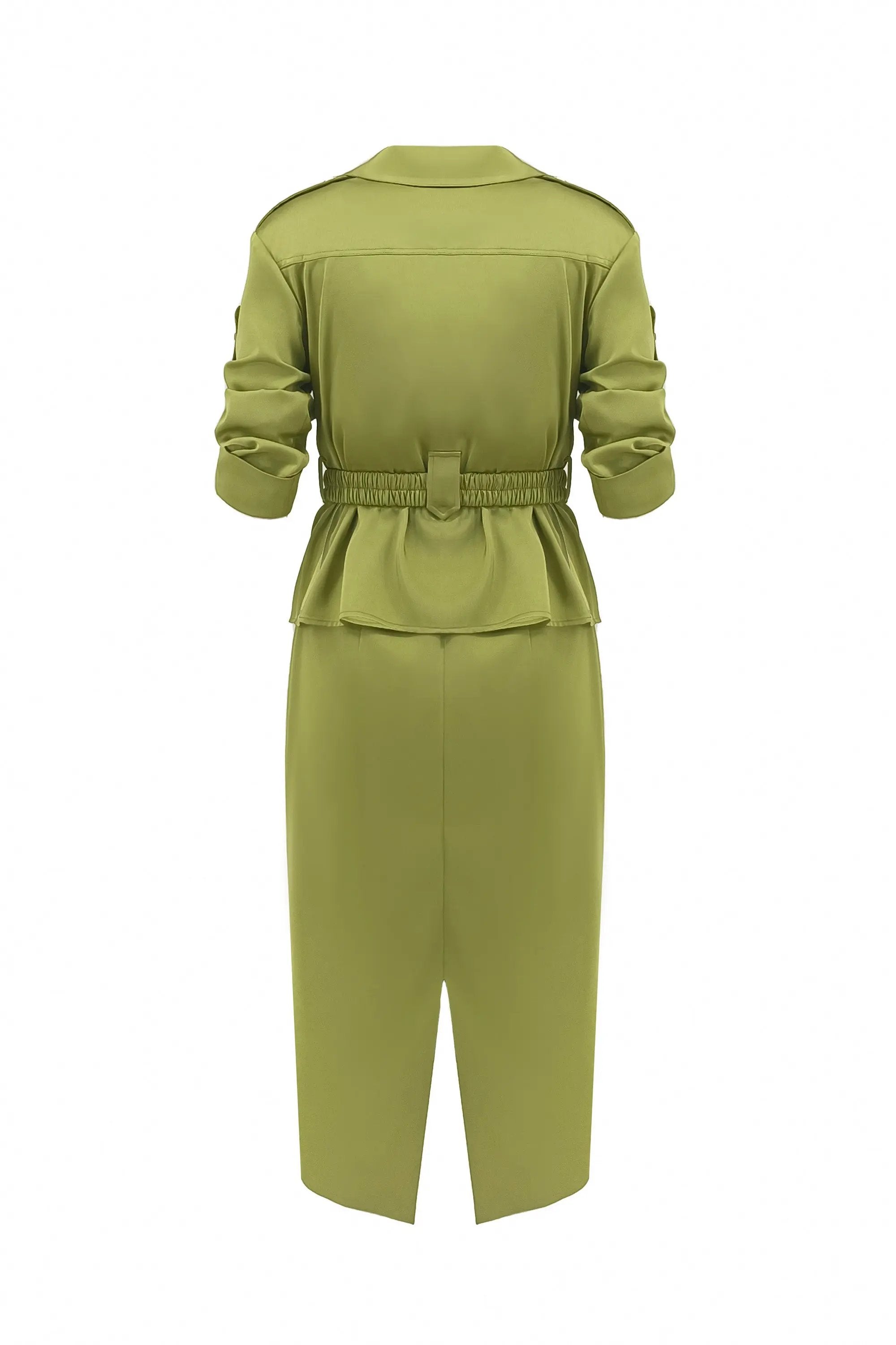 Short sleeved suit dress, women's high-end fashion, British style formal work clothes, professional suit ULA