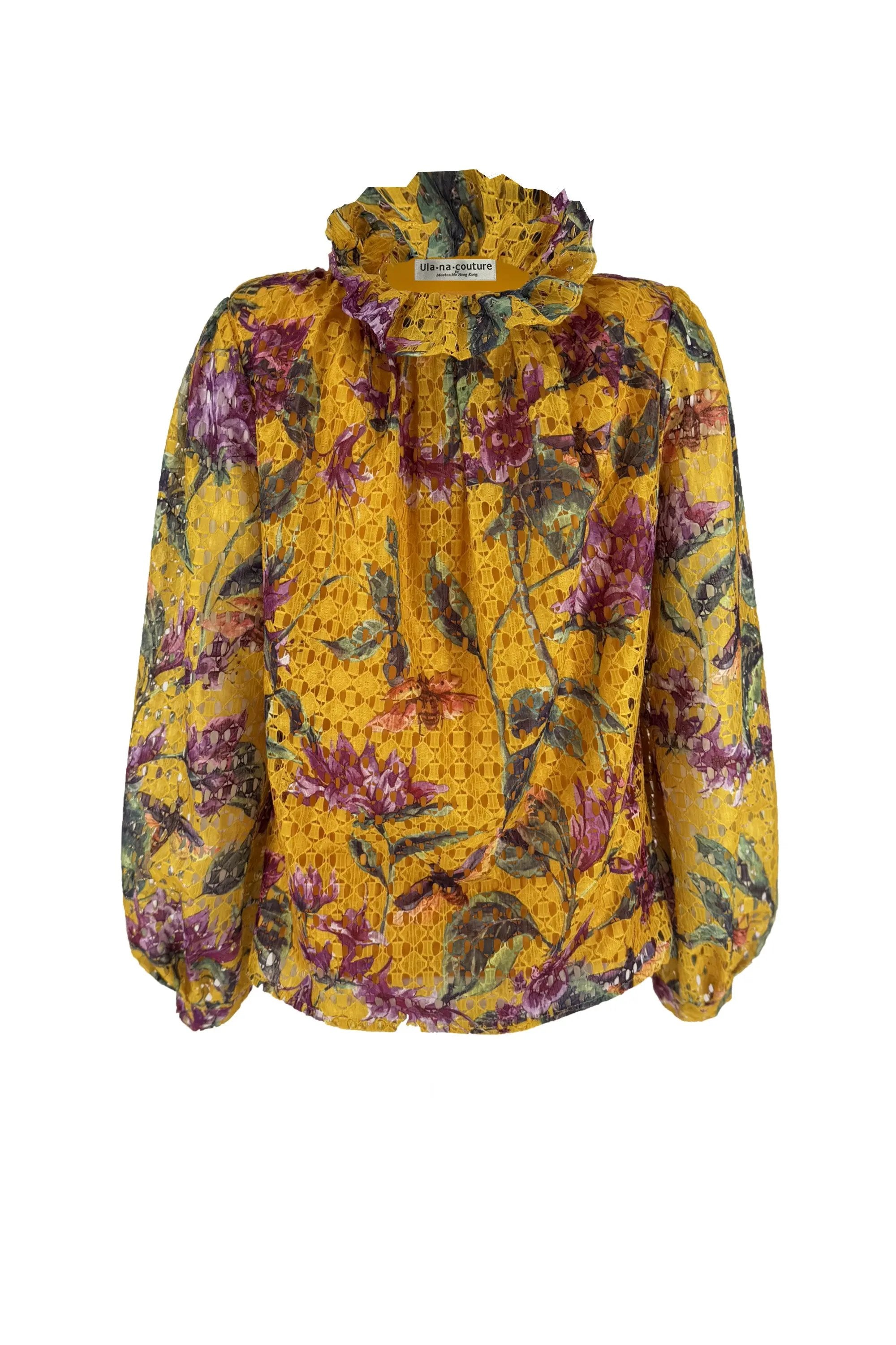 Fragmented Flower Fashion Suit Women's Spring and Autumn Loose Vintage Top Fashion Temperament Suit Coat Three Piece Set ULA