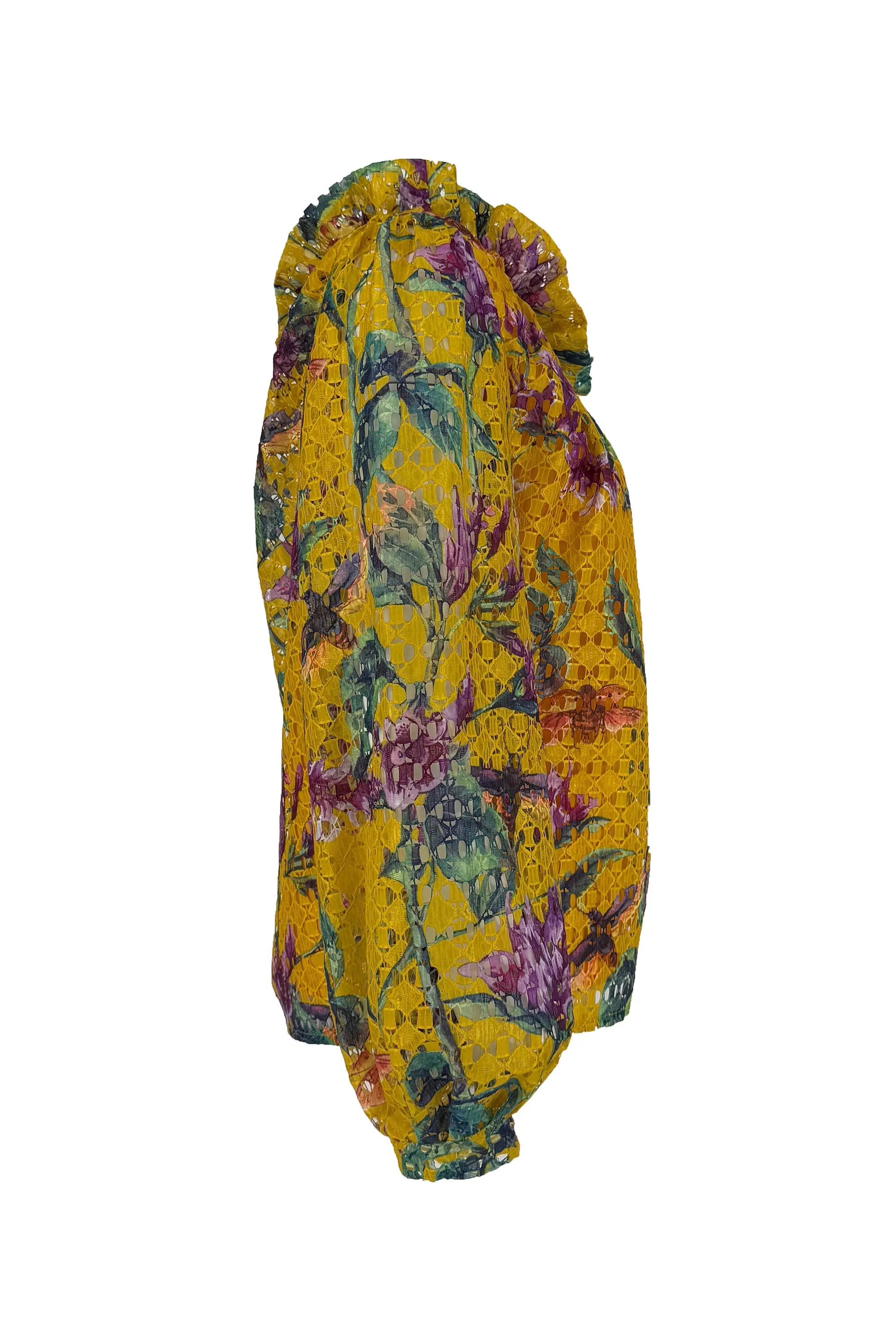 Fragmented Flower Fashion Suit Women's Spring and Autumn Loose Vintage Top Fashion Temperament Suit Coat Three Piece Set ULA