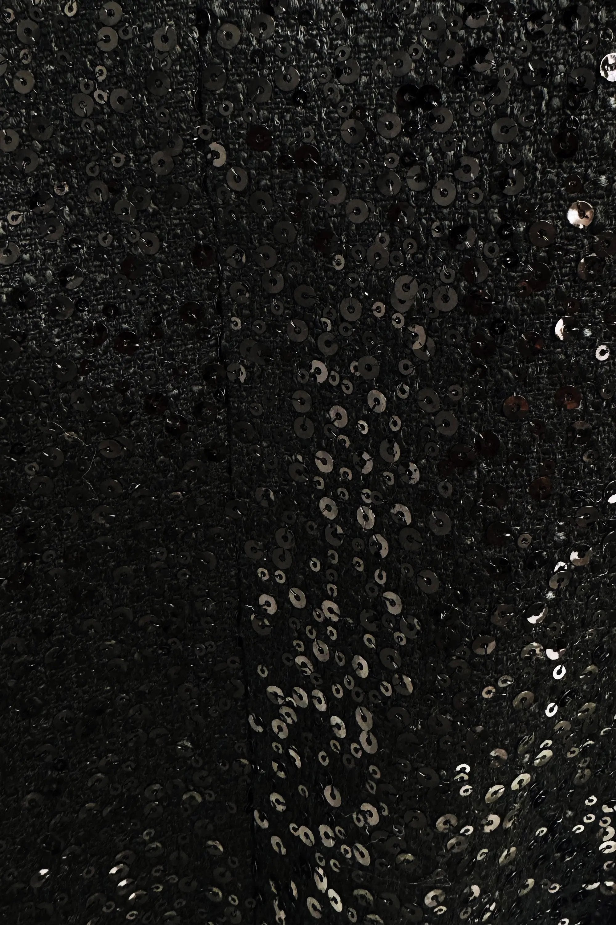 Glamorous Black Sparkle Coat with White Collar and Leopard Print Belt ULA