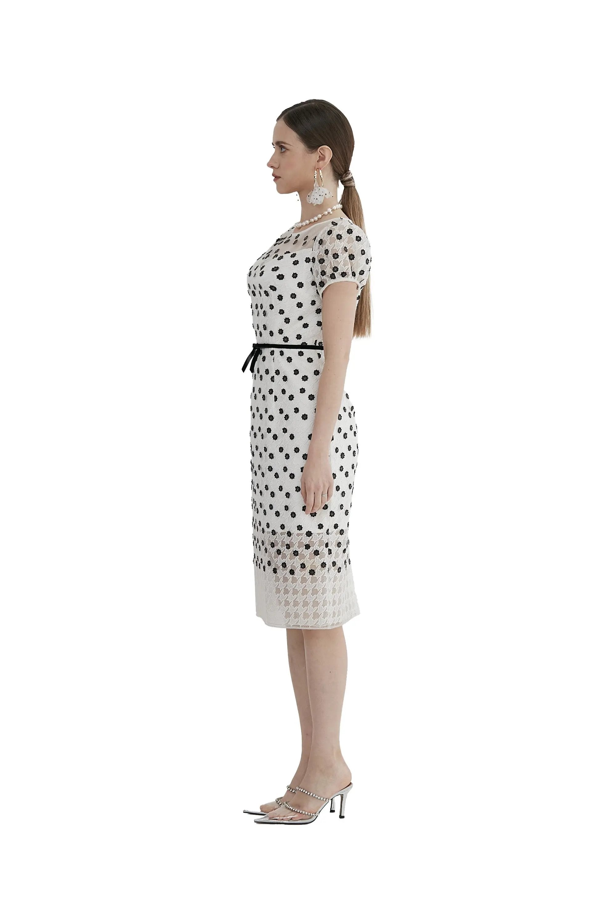 Vintage - inspired Polka Dot Midi Dress - Now Available ULA