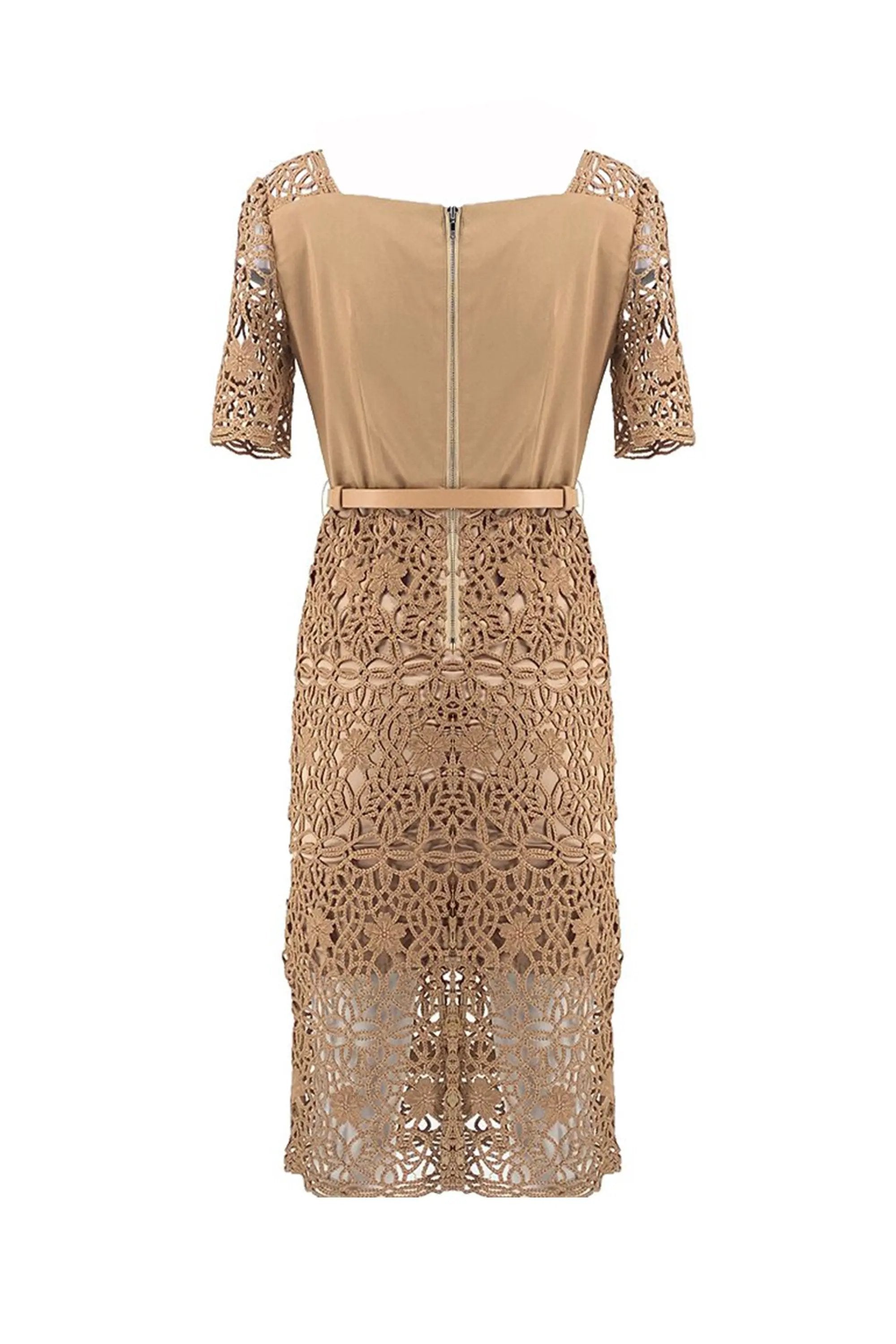 Classic Black Lace Midi Dress - Now Available ULA