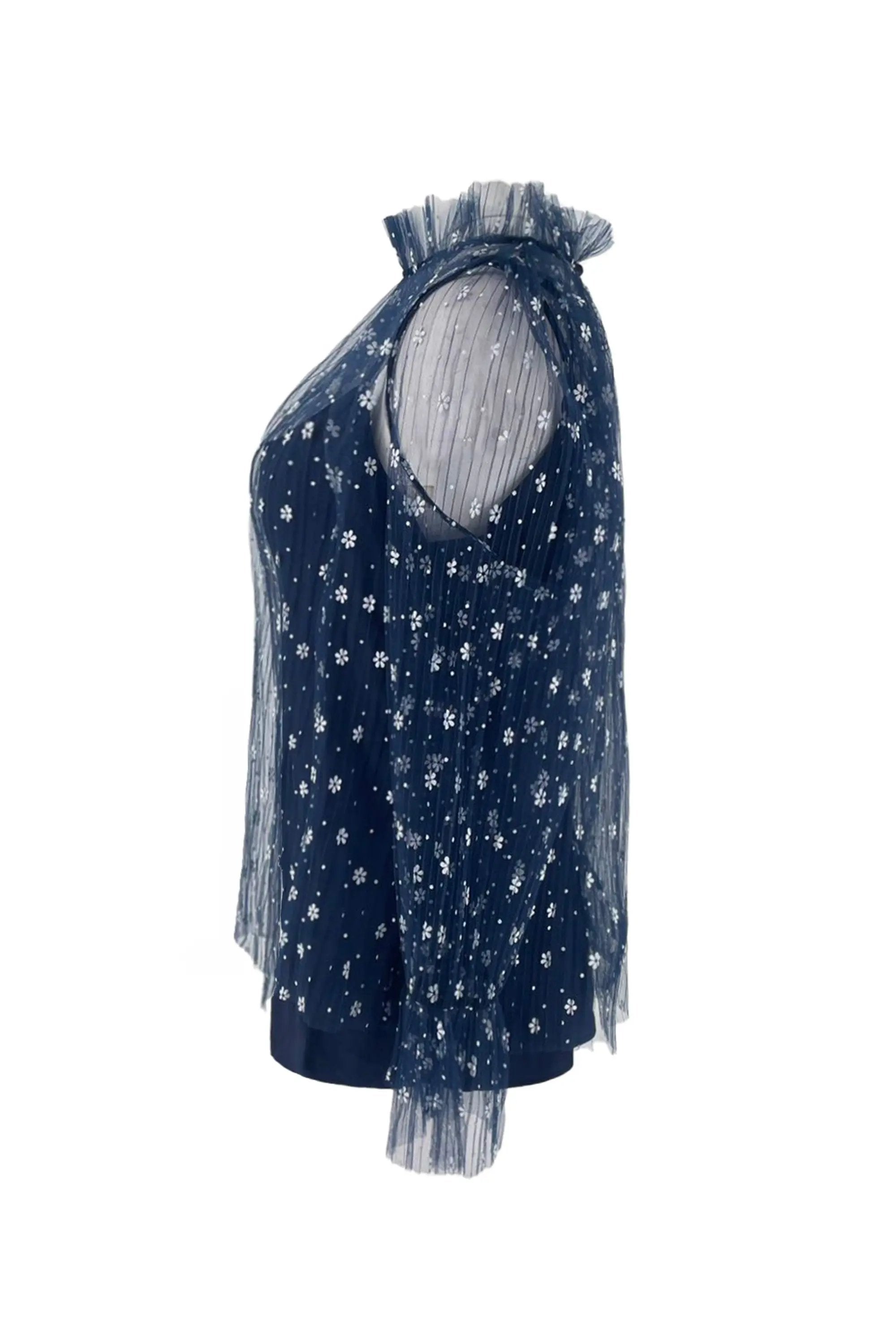 Acetate Cotton Knitted Striped Tank Top ULA