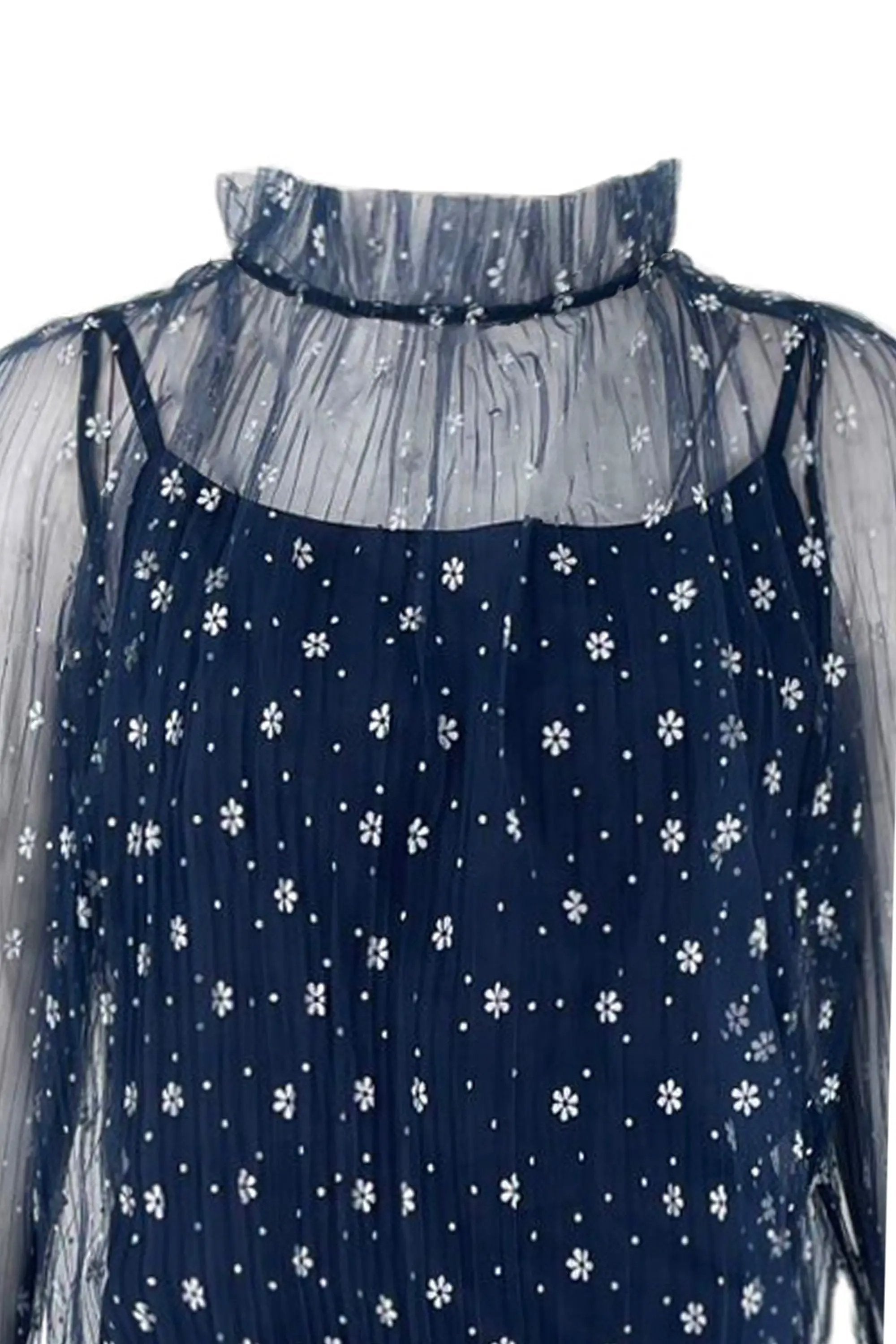 Acetate Cotton Knitted Striped Tank Top ULA