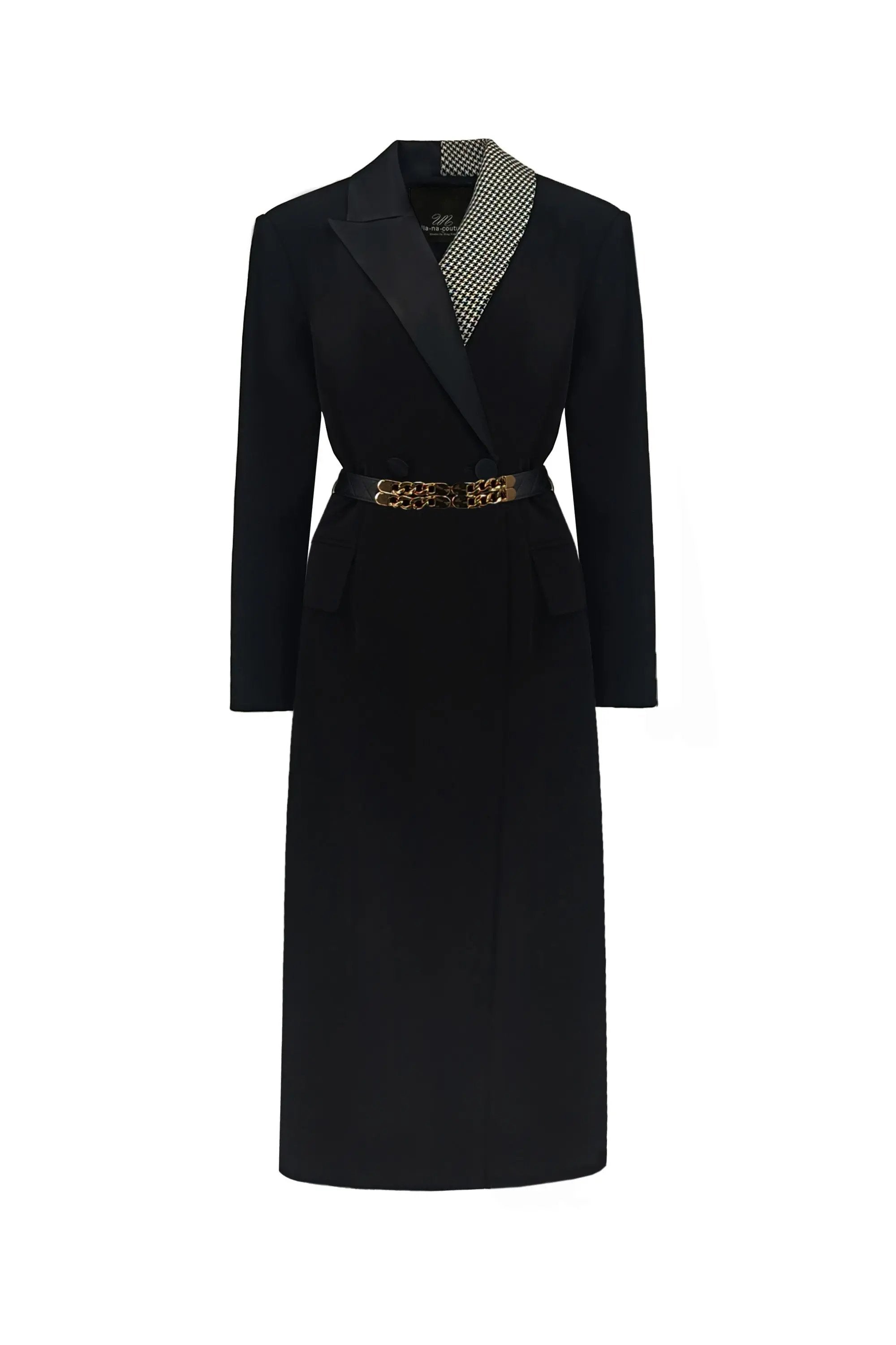 Women's haute couture coat 2024 new autumn/winter mid length style popular this year, super beautiful woolen coat ULA