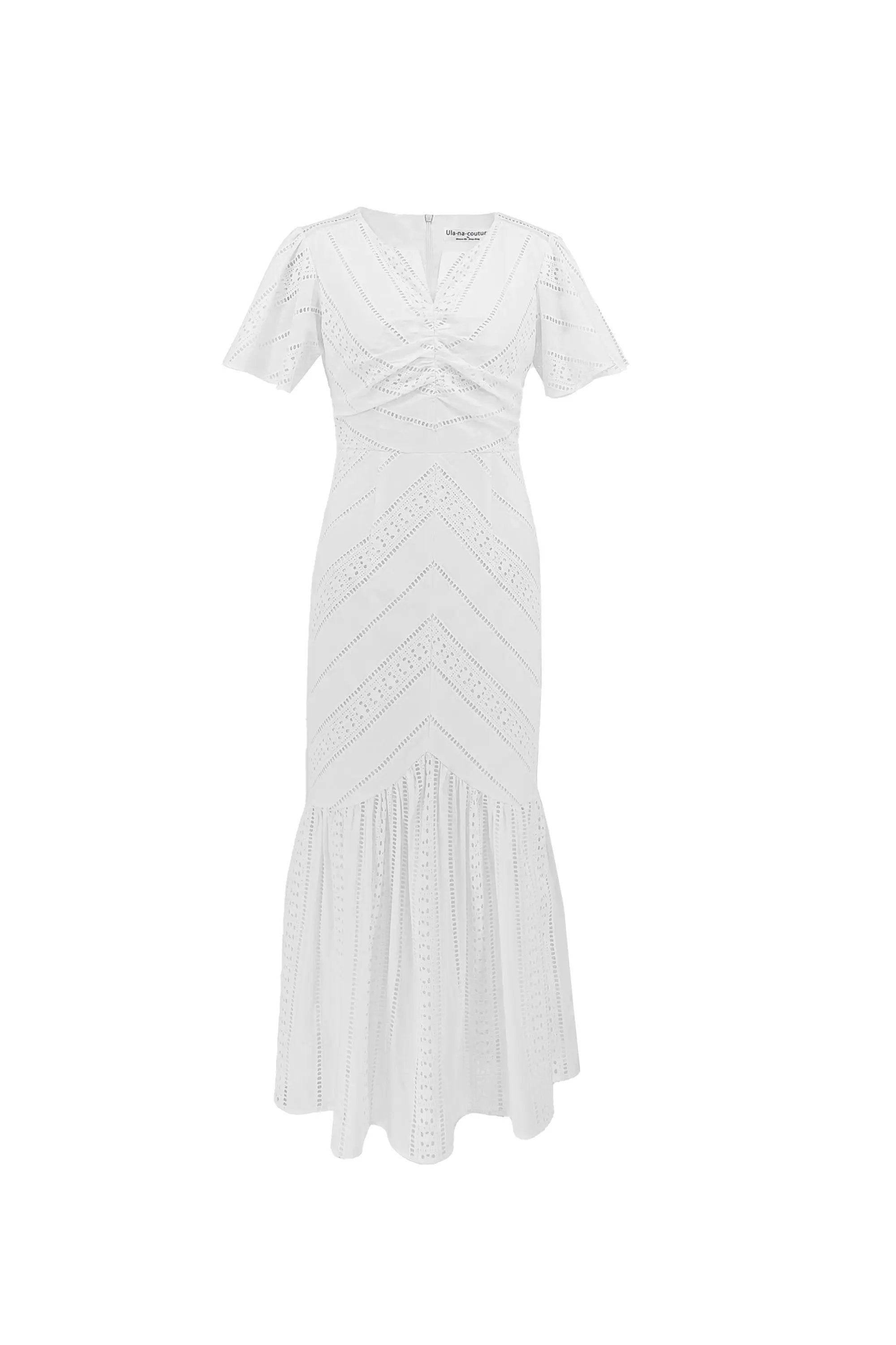 Ladies Summer Elegant Retro Gentle Fishtail Dress ULA