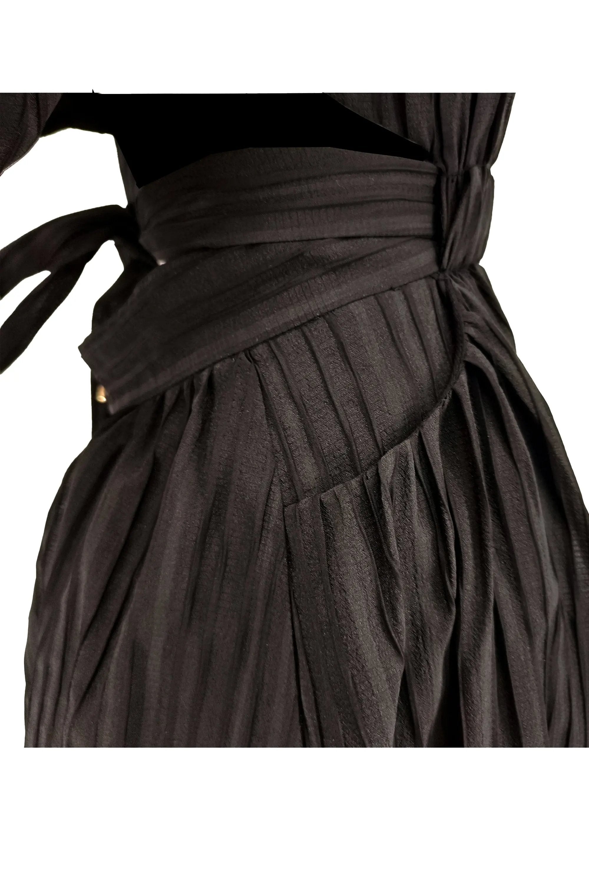 Ladies’ Spring and Summer Intellectual Round Neck Waist Dress ULA