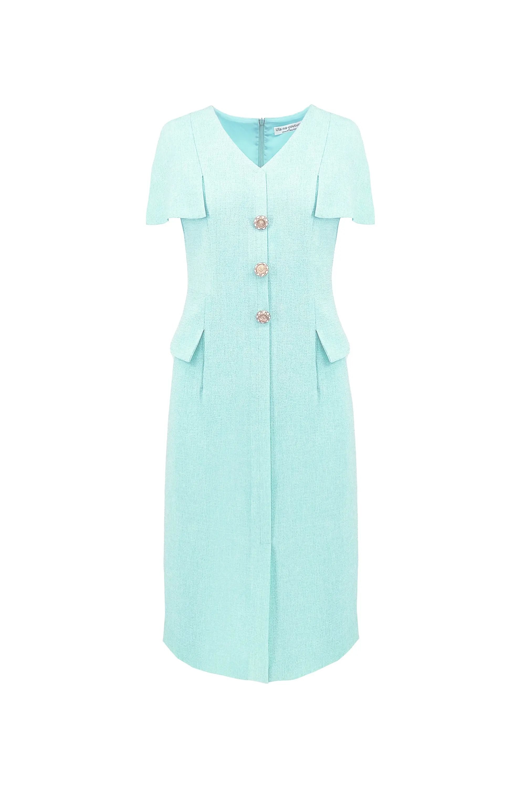 Elegant Mint - Colored Sheath Dress - New Arrival ULA