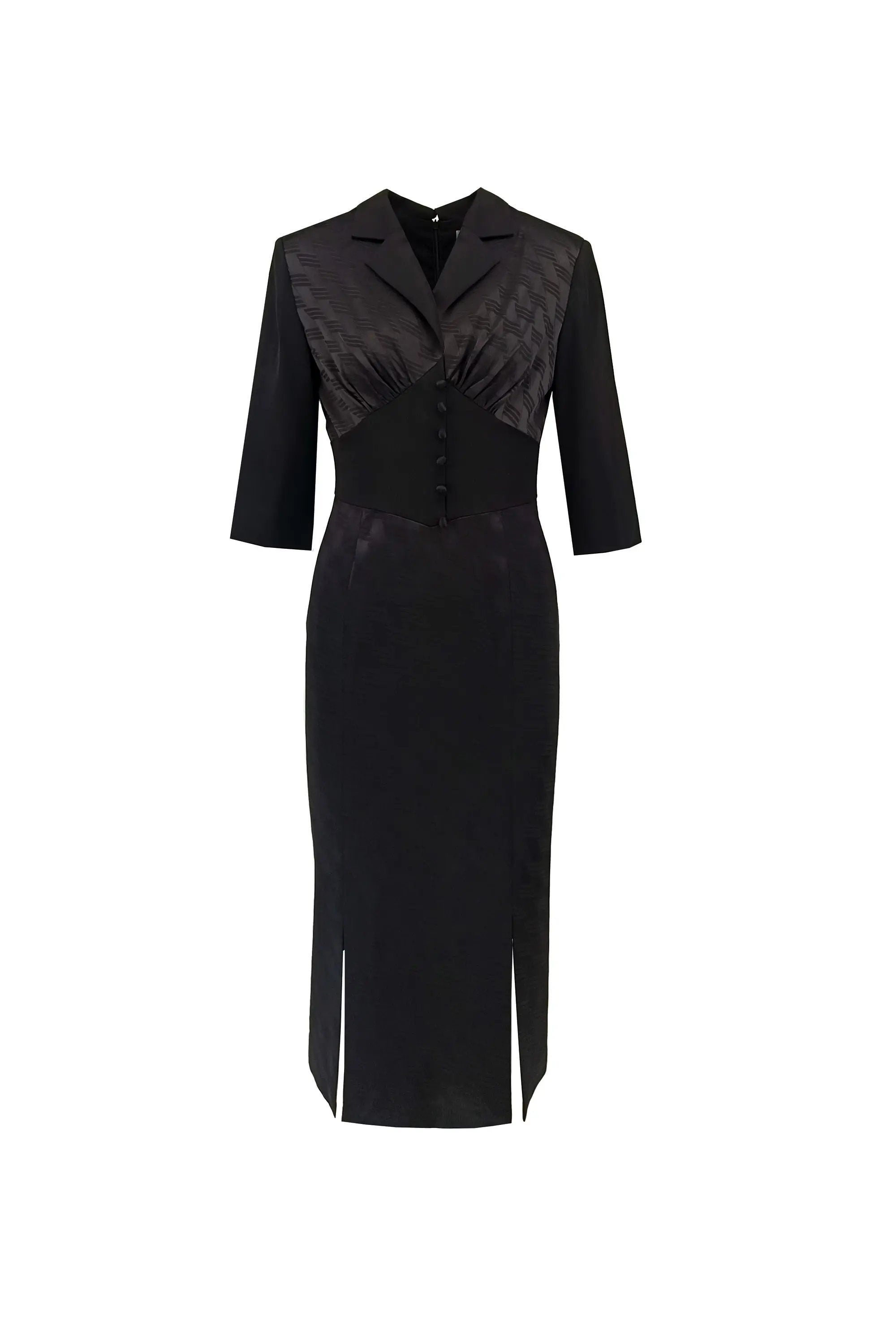 Women's Spring and Summer Sense of Advanced and Temperament V-neck Waist Dress ULA