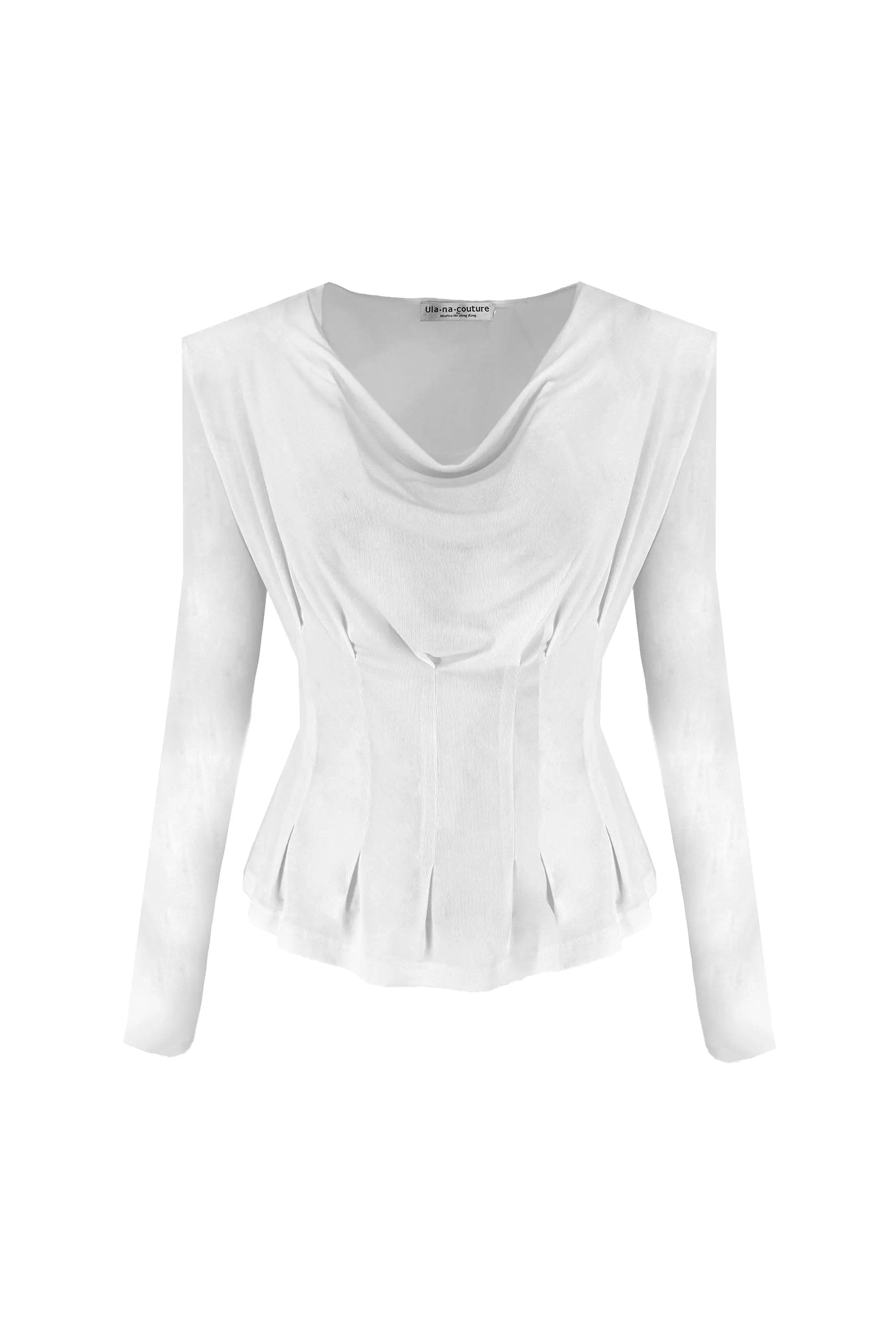 Glamourous Black V-Neck Evening Gown ULA